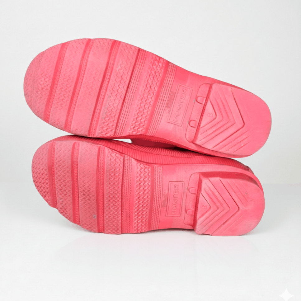 Hunter Hunter EU 36 US 4/5 Boots Pink Rubber Rainboots Winter Water Size US 5.5 / IT 35.5 - 9 Thumbnail