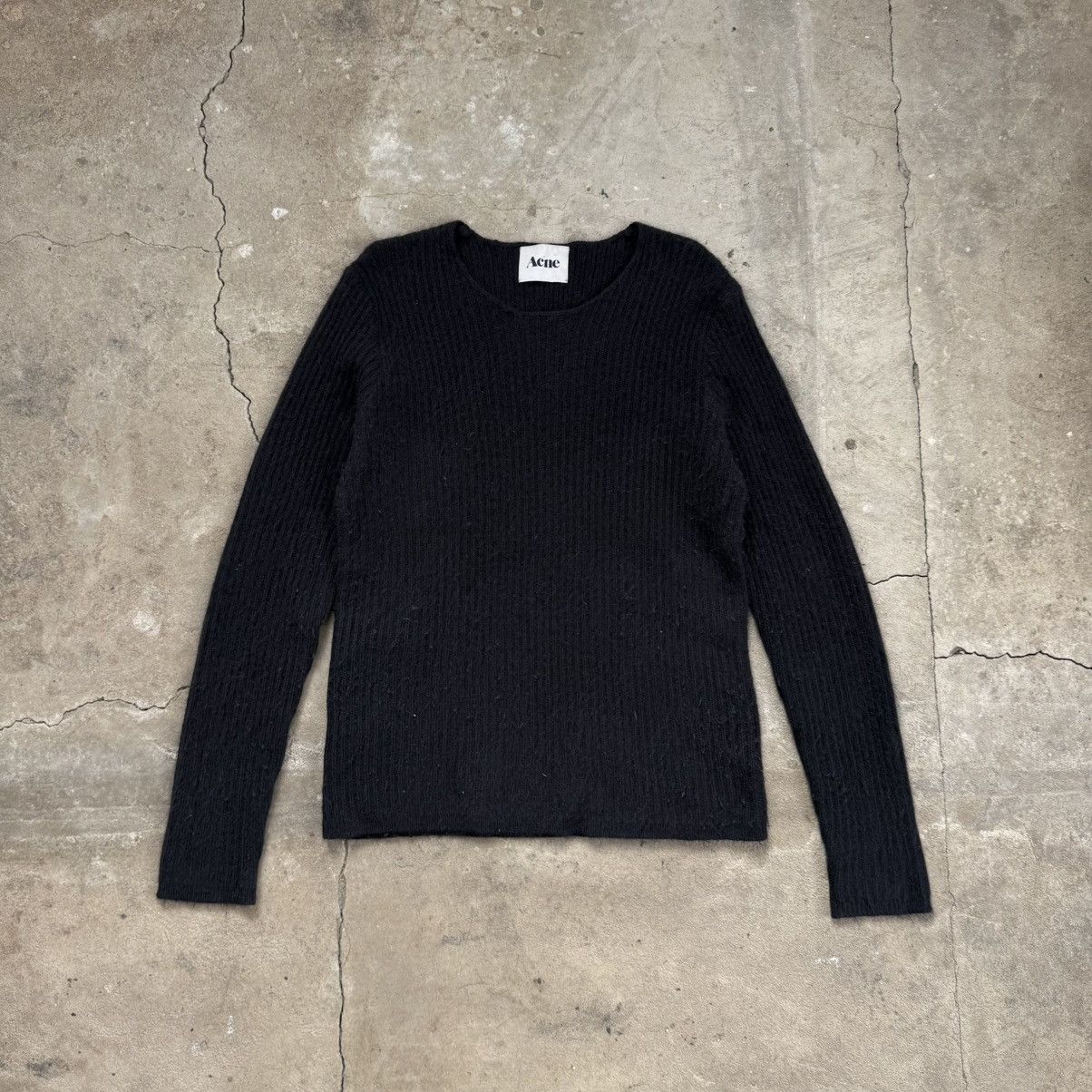Acne Studios Acne Pasco AW11 Angora Black Sweater Size XS / US 0-2 / IT 36-38 - 1 Thumbnail