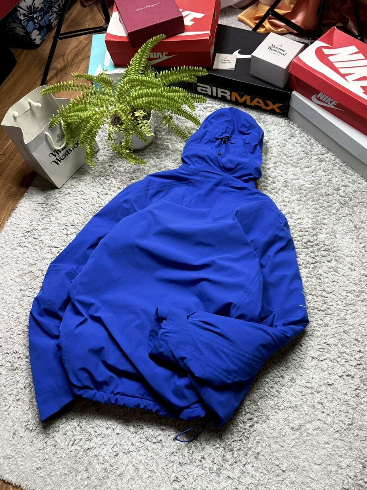 Salomon Gore-tex Solomon Jacket Outdoor Waterproof Puffer Logo Drill Size US XL / EU 56 / 4 - 7 Thumbnail