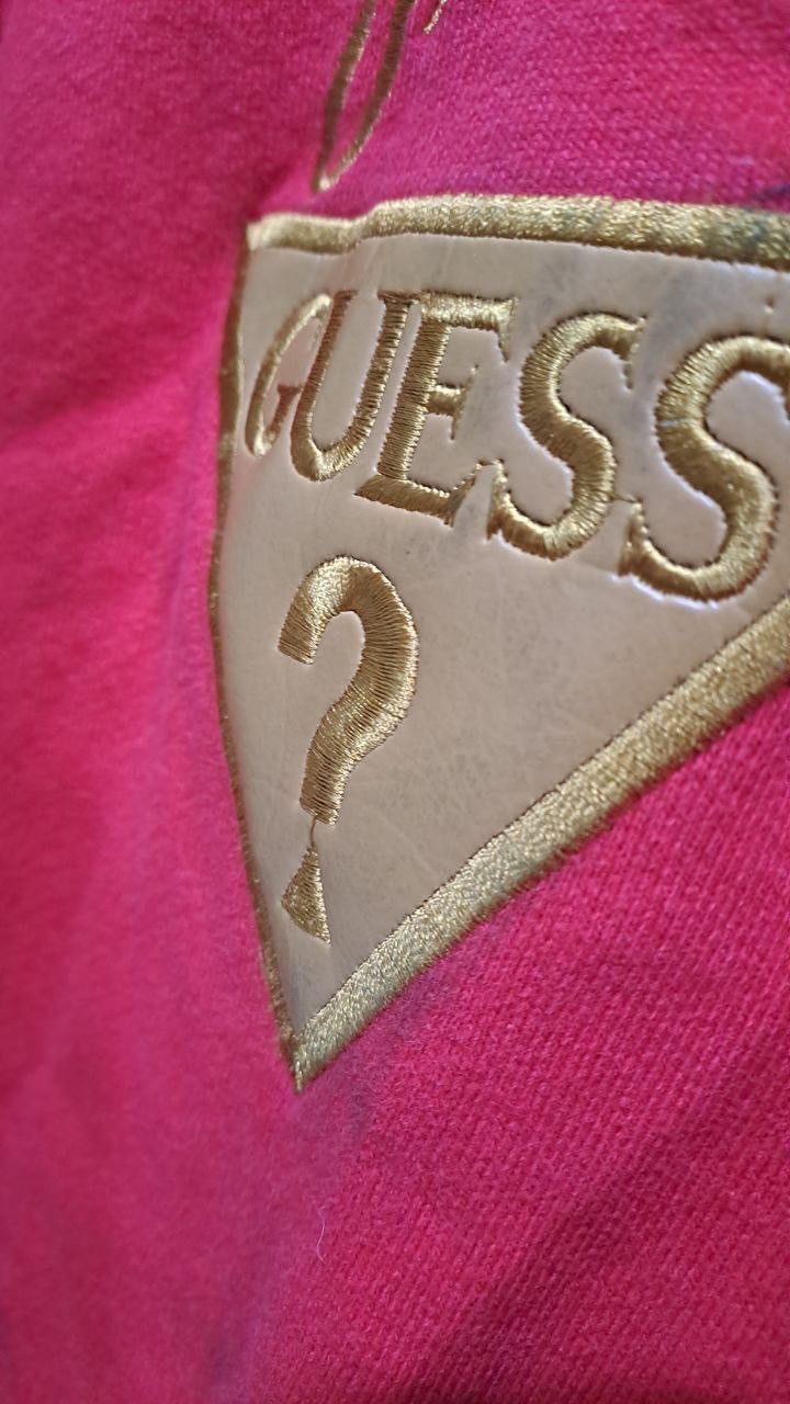 Guess Rare! Vintage 90s Guess Big Logo Sweatshirt Size US XL / EU 56 / 4 - 2 Thumbnail