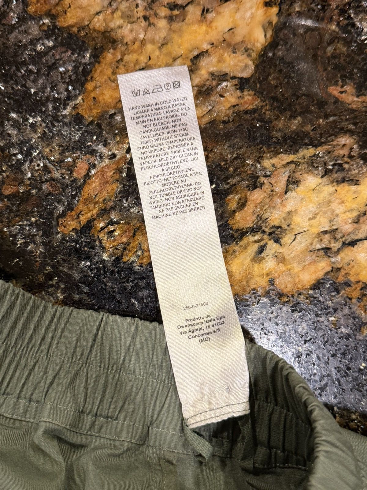 Rick Owens Rick Owens EDFU 23 Green Drop Crotch Cargo Drawstring Pants Size US 34 / EU 50 - 11 Thumbnail