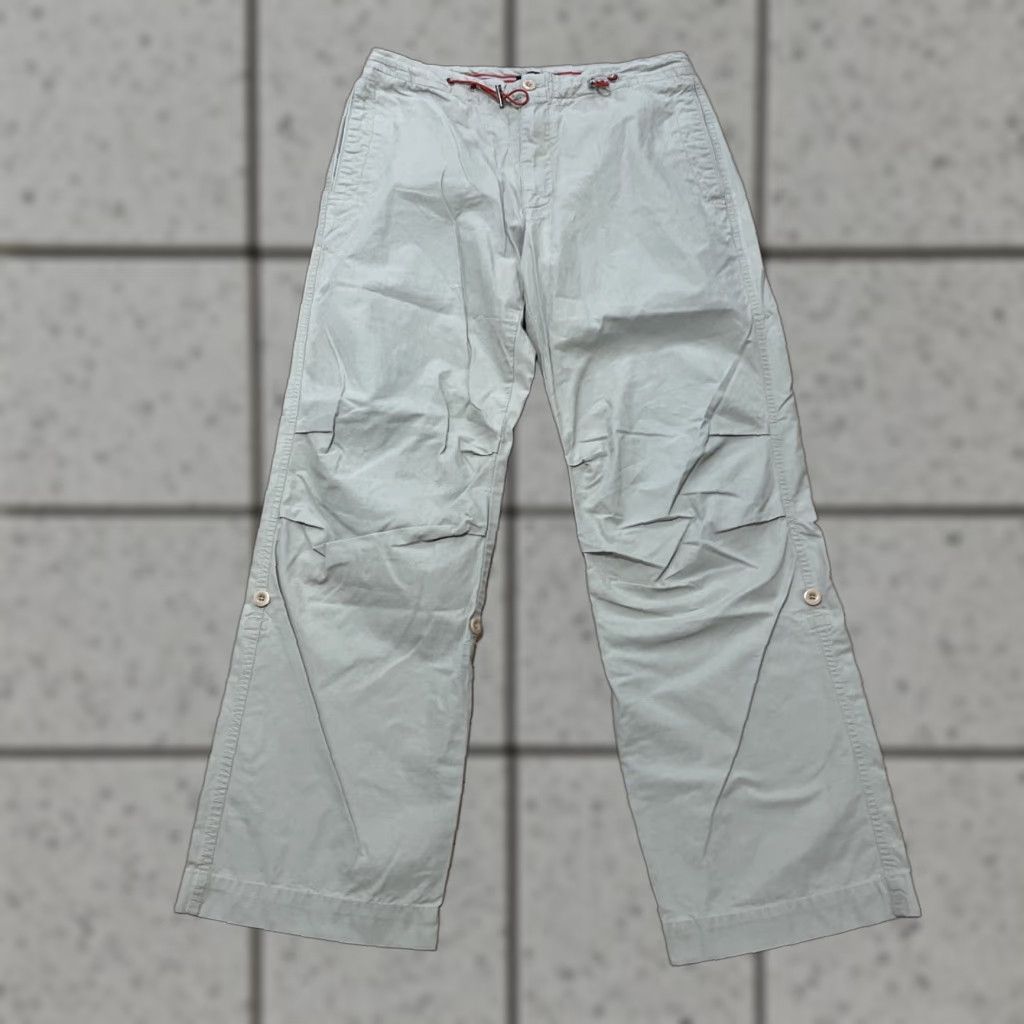 Banana Republic VINTAGE Banana Republic Pants Cargo Slim 2004 Y2K Adult M 34x31 Beige Cotton Canvas Mens Size US 31 - 1 Thumbnail