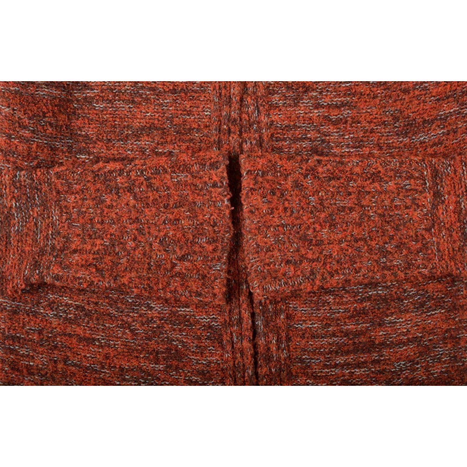 Vintage Harley of Scotland Merino Wool Blend Cardigan Sweater 331091 Size S Orange Women Wool Blend Cardigan 90s Event Boys? Size S / US 4 / IT 40 - 3 Thumbnail