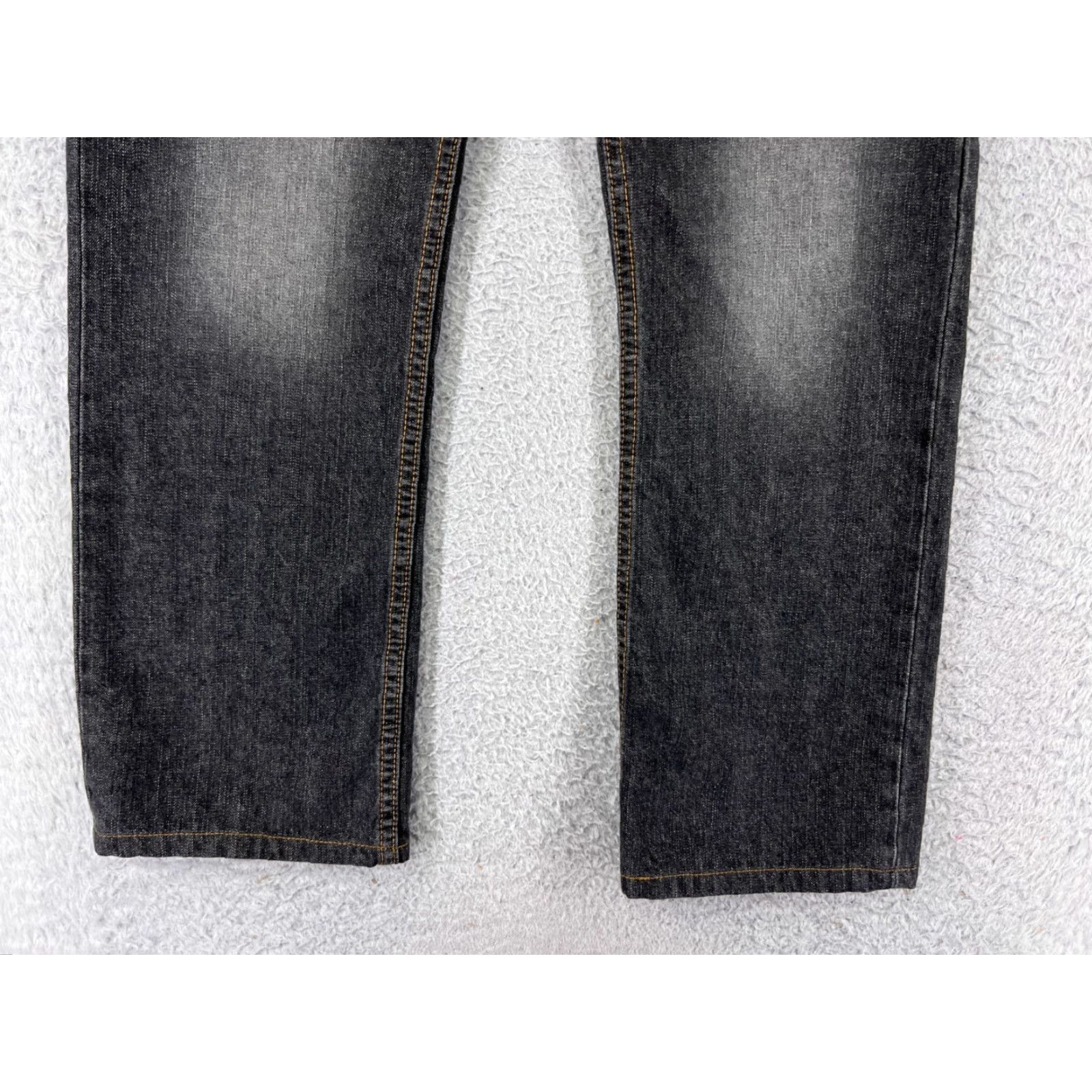 Calvin Klein Calvin Klein Jeans Women 11 Black Denim Boot Cut Low Rise Embroidered Size 32" / US 10 / IT 46 - 5 Thumbnail