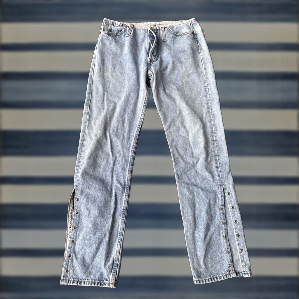 Levi's VINTAGE Levi's 501 Jeans Womens 29x32 Button Fly Blue Denim 90s USA Size 29" - 1 Thumbnail
