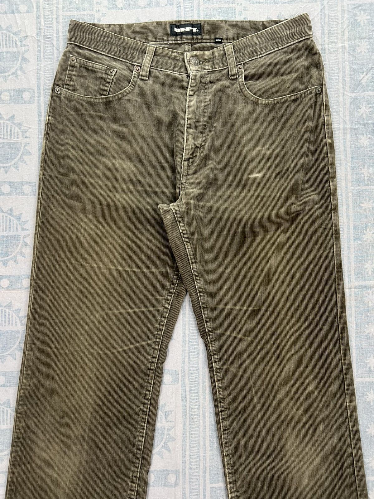Japanese Brand Dept. Japan Distressed Corduroy Pant Size US 31 - 3 Thumbnail
