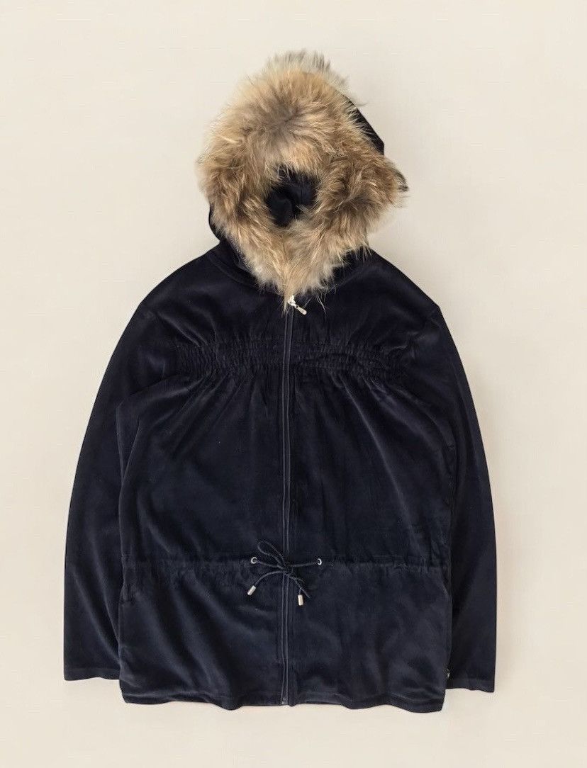 Japanese Brand Japanese Henri Luc Velvet Fur Hoodie Size M / US 6-8 / IT 42-44 - 1 Thumbnail