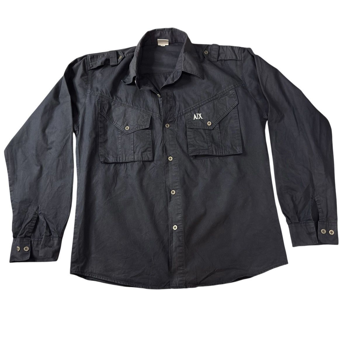Armani Exchange Armani Safari Jacket Button Up Size US M / EU 48-50 / 2 - 1 Thumbnail