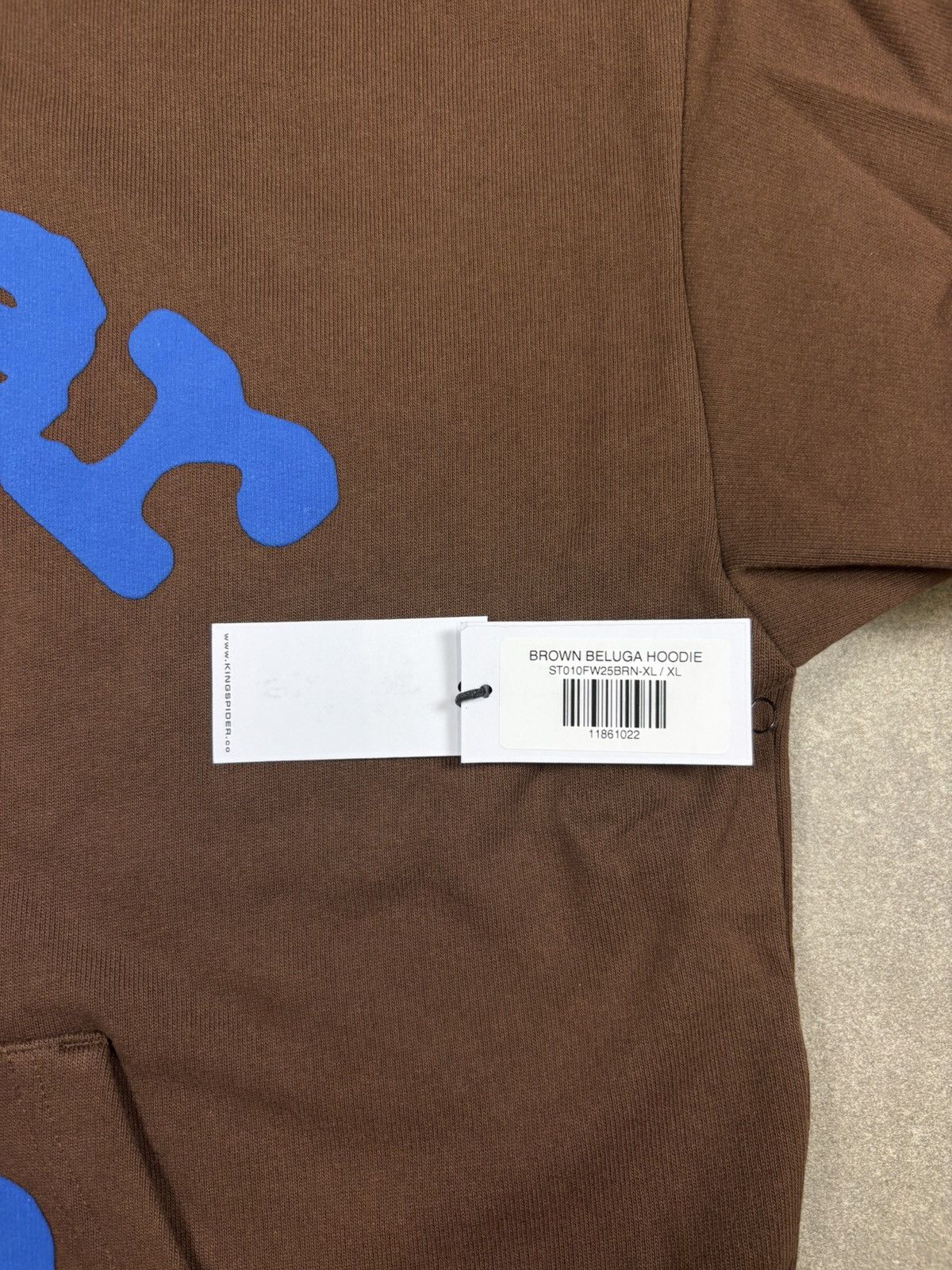 Sp5der Sp5der Beluga Hoodie, Brown Size US XL / EU 56 / 4 - 7 Thumbnail