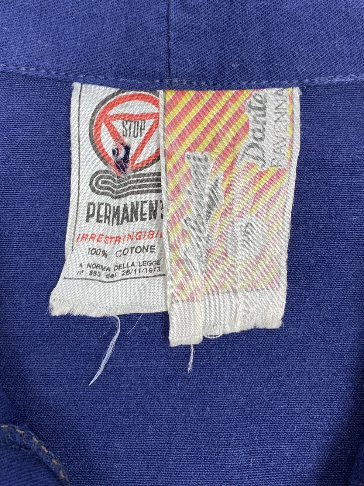 Vintage 1970’s Vintage Italian Two Pocket Boxy Work Jacket Size US XS / EU 42 / 0 - 3 Thumbnail