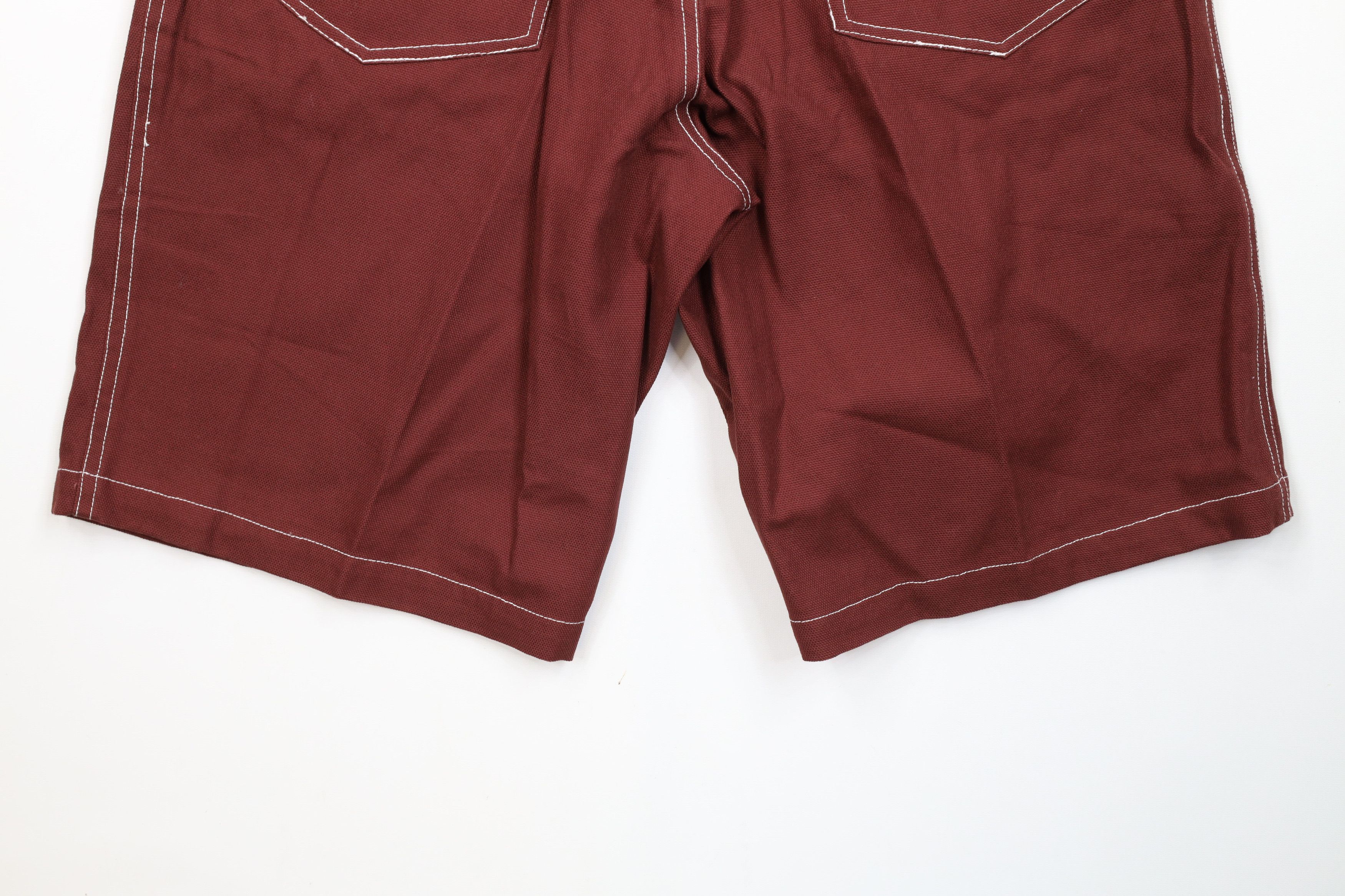 Vintage Deadstock Vintage 90s Streetwear Canvas Shorts Red Cotton Size US 32 / EU 48 - 12 Thumbnail