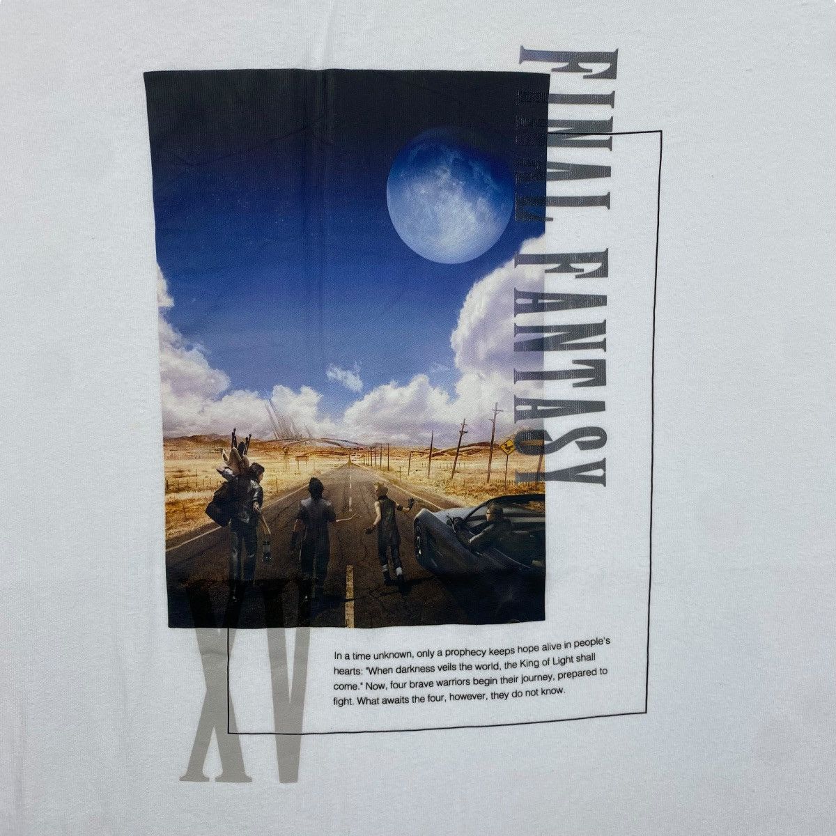 Japanese Brand FINAL FANTASY 35Th Anniversary Graphic Tee Shirt Extra Large Size US XL / EU 56 / 4 - 2 Thumbnail