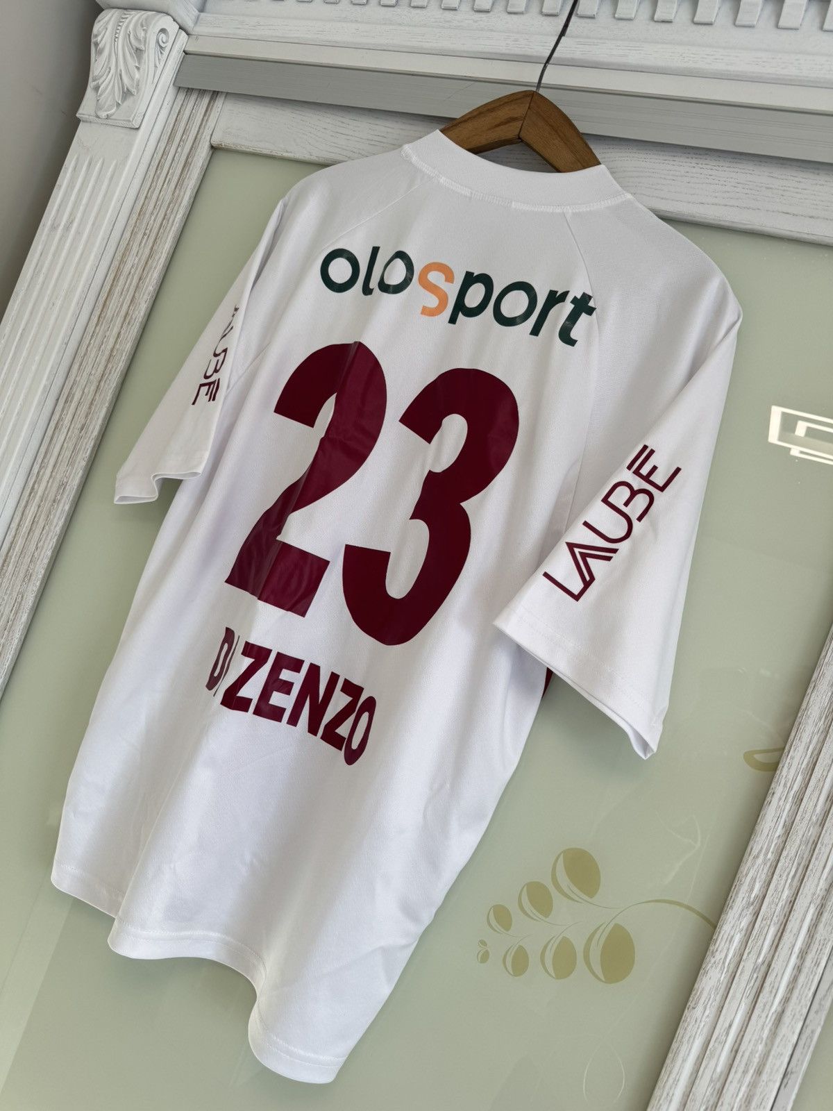 Errea Di Zenzo #23 Bellinzona 2008-2009 Away Soccer Jersey Shirt Size US L / EU 52-54 / 3 - 3 Thumbnail
