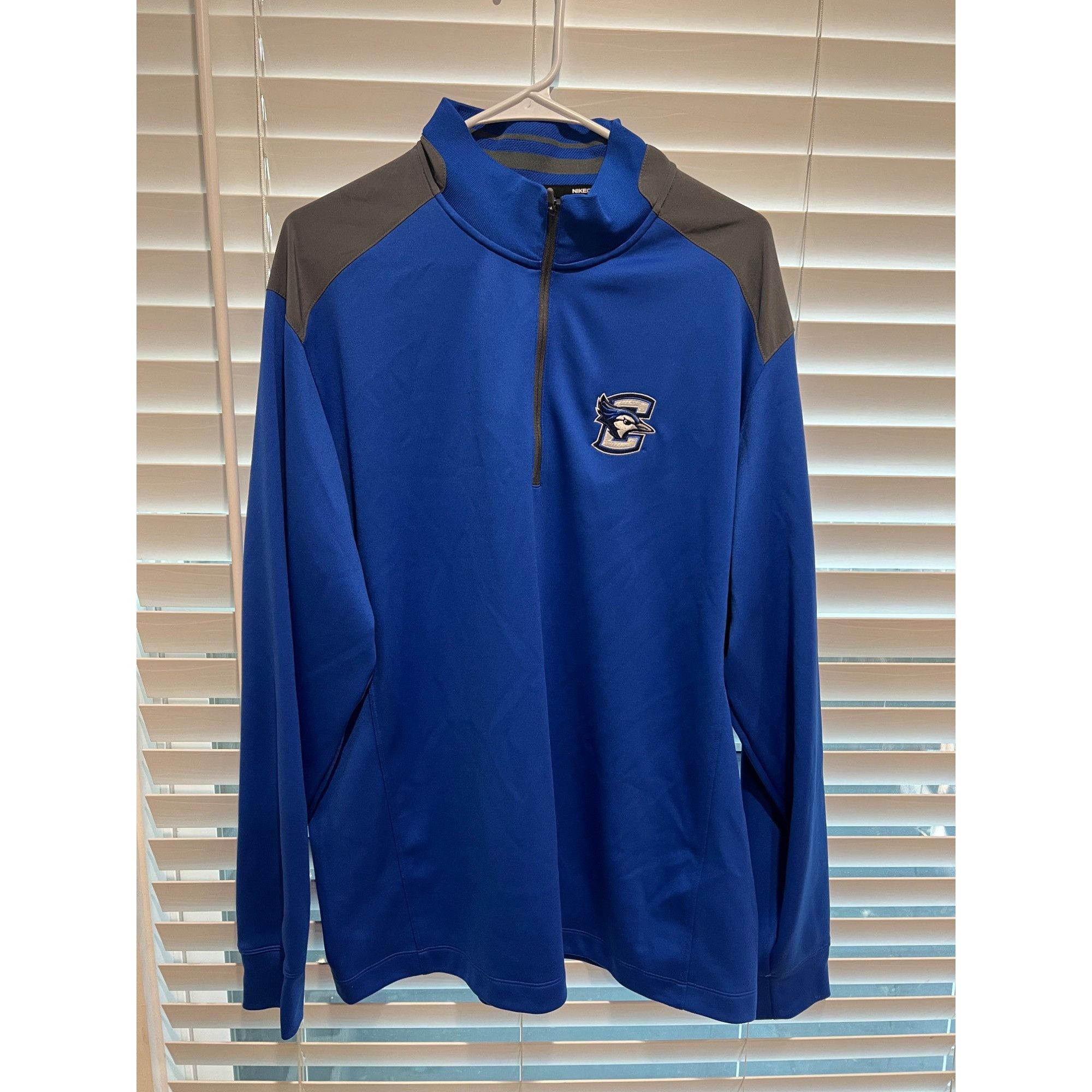 Nike Nike Creighton Bluejays 1/4 Zip Pullover - Size XL Size US XL / EU 56 / 4 - 1 Thumbnail