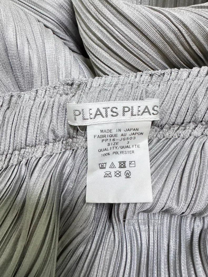 Issey Miyake Issey Miyake size:3 Light Gray Disc Midi Skirt Size 22" - 3 Thumbnail