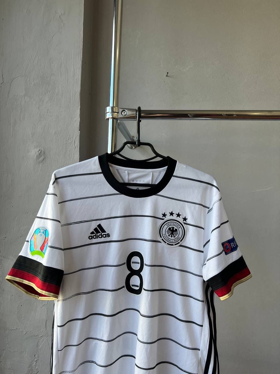 Adidas 2019/21 GERMANY TEAM #8 KROOS HOME SOCCER FOOTBALL JERSEY L Size US L / EU 52-54 / 3 - 3 Thumbnail
