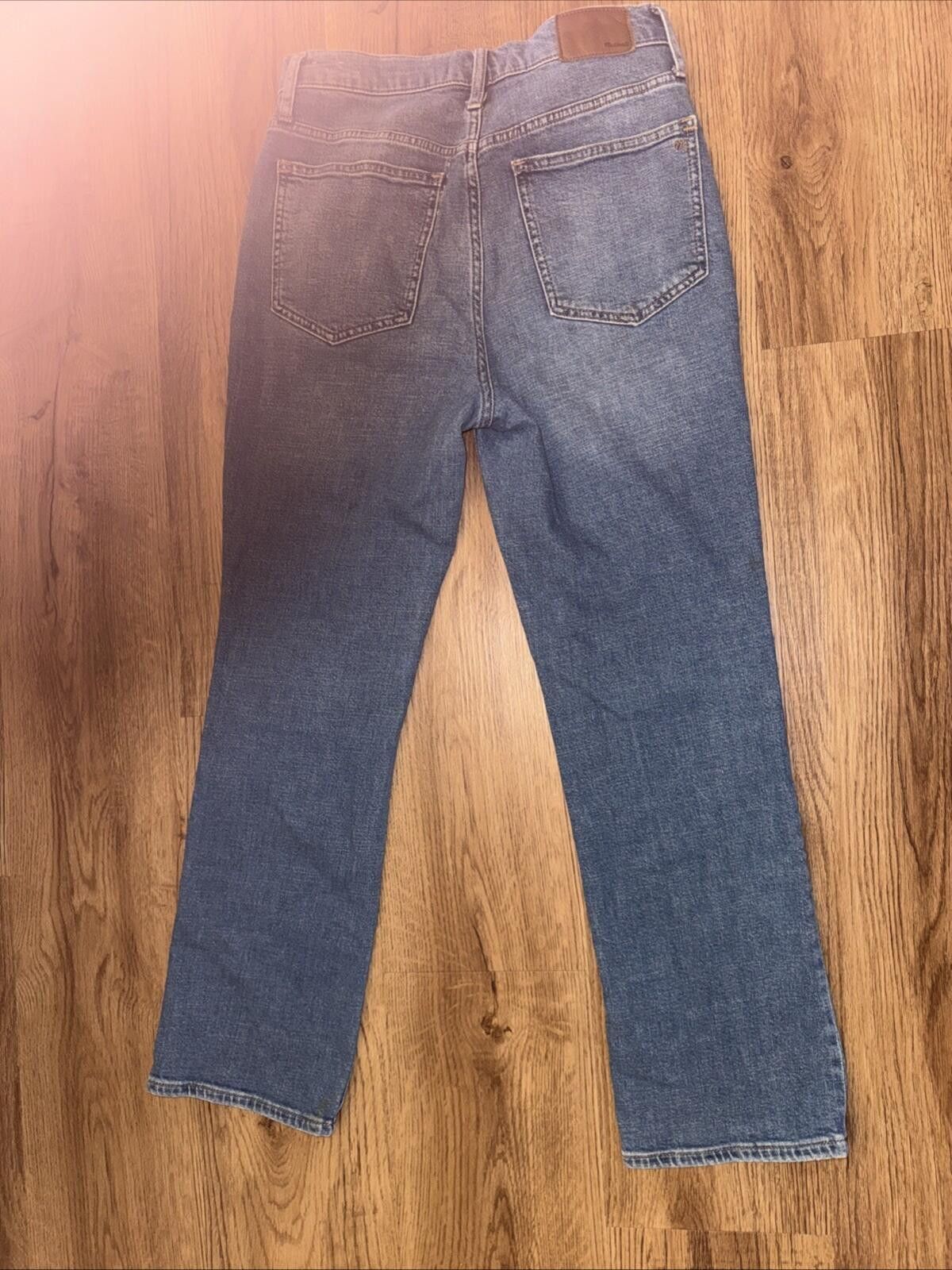 Madewell Madewell Slim Demi Boot Jeans Blue Denim Stretch High Rise Size 27" / US 4 / IT 40 - 7 Thumbnail