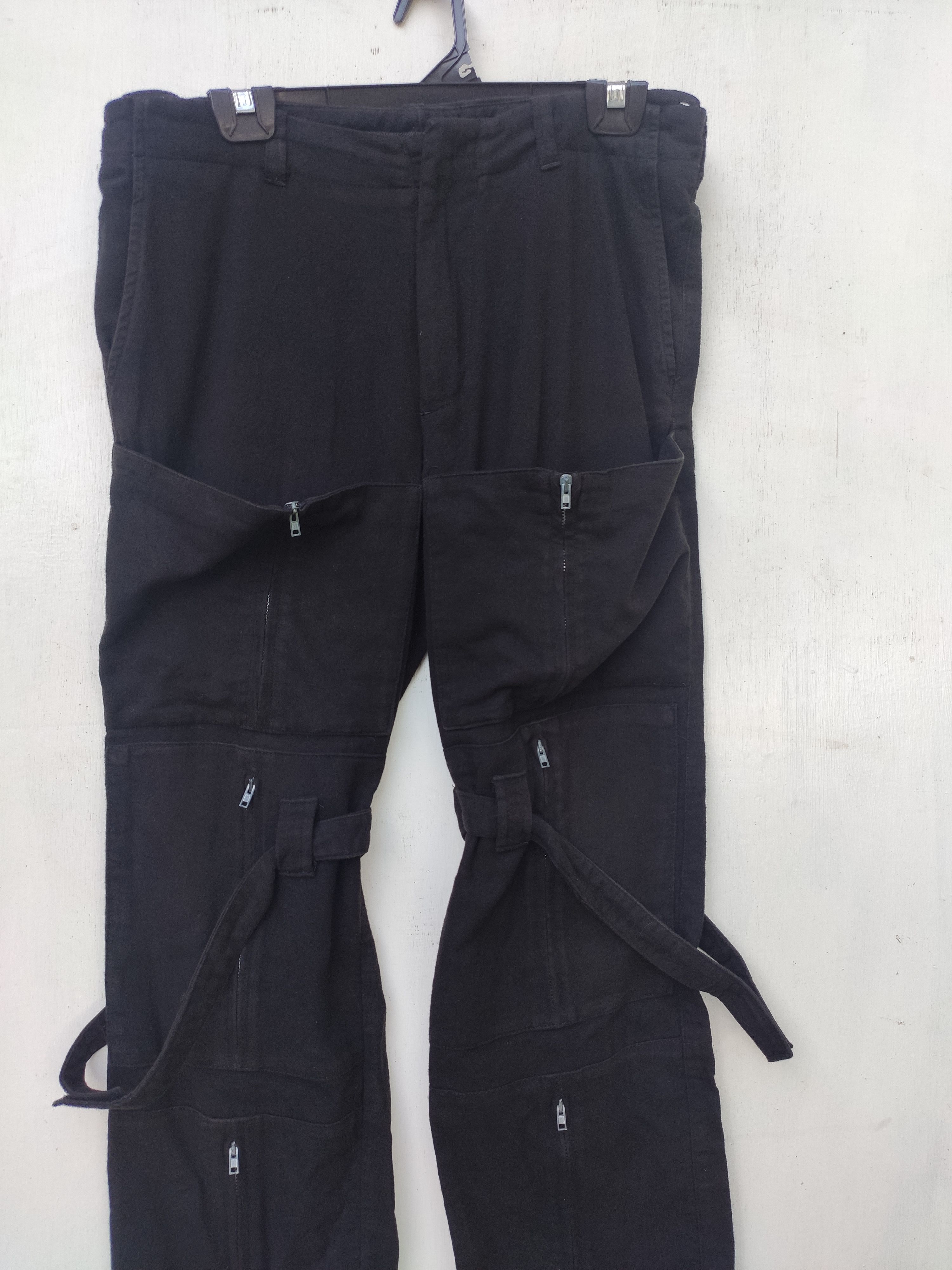 Helmut Lang AW 1999 Bondage pants with zipper Pockets and straps Size US 33 - 3 Thumbnail