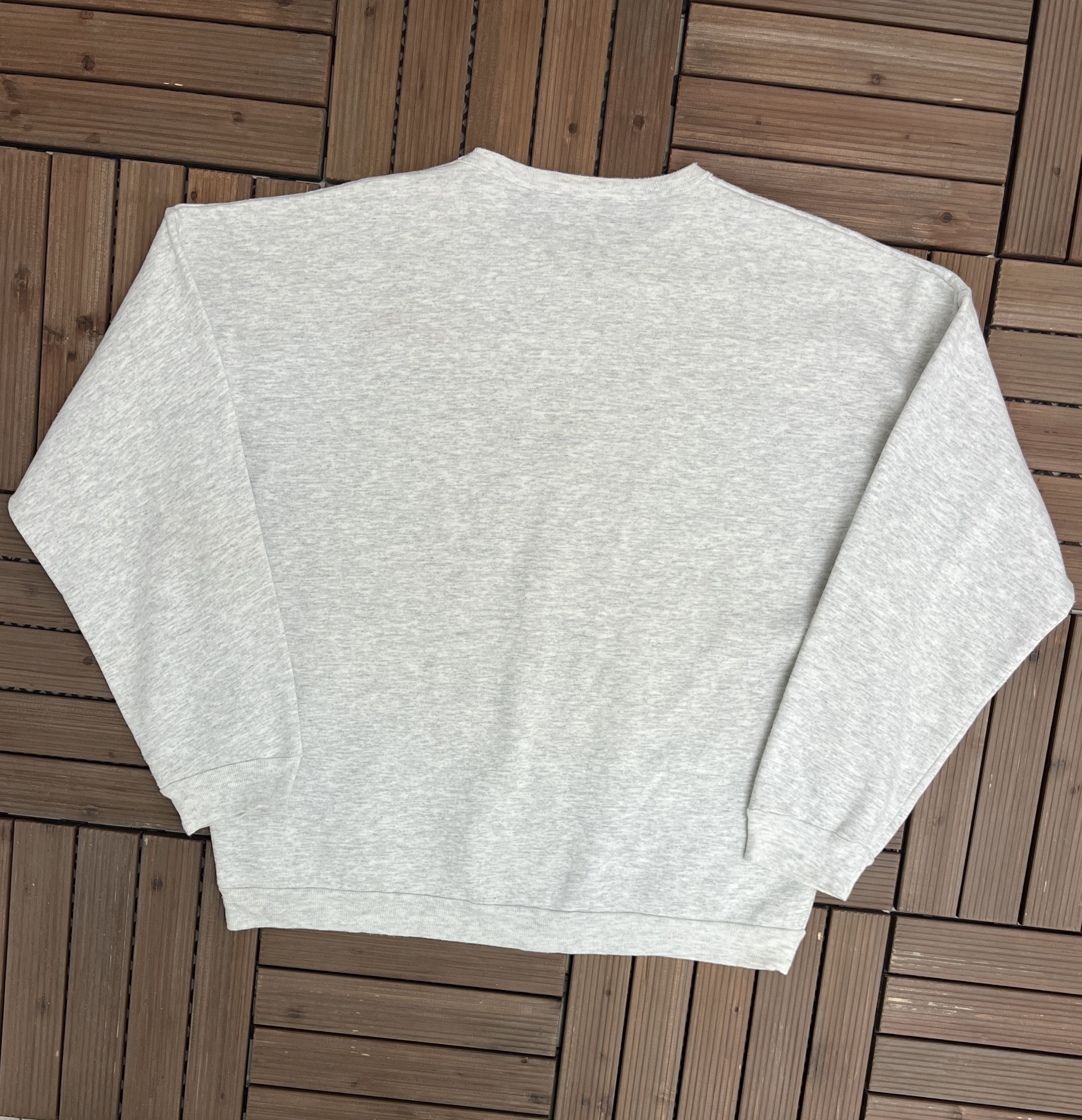 Vintage Michelin Plaid Stitched Vintage Grey Crewneck Sweater Size US XL / EU 56 / 4 - 4 Thumbnail