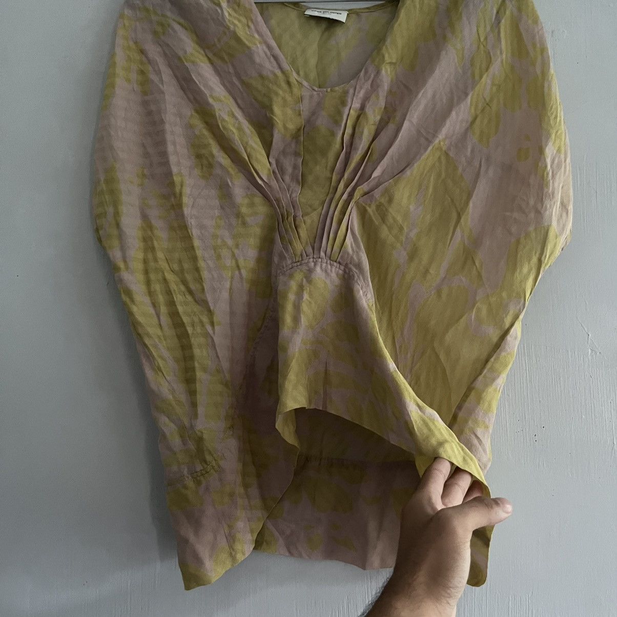 Dries Van Noten Dries Van Noten Draped Silk Cutout Side Blouse Size S / US 4 / IT 40 - 2 Thumbnail