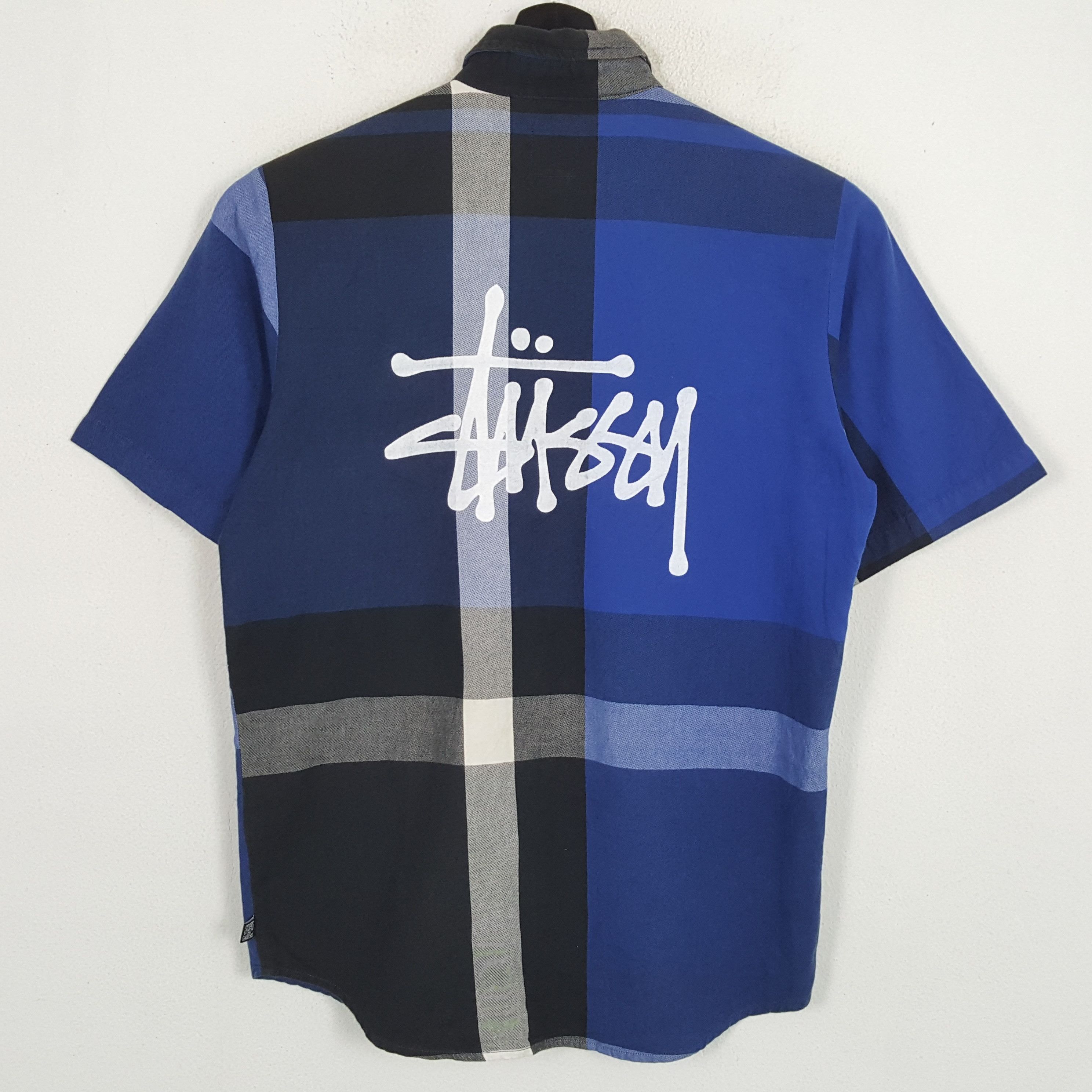 Stussy × Vintage STUSSY Streetwear Style Custom Art Casual Shirt Size US M / EU 48-50 / 2 - 1 Thumbnail