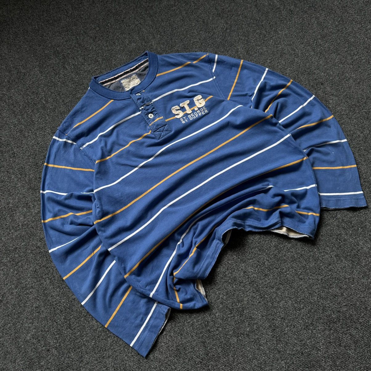 Grundens VTG Mans Stripped Long-sleeve T-shirts St.George Size XL 00s Size US XL / EU 56 / 4 - 4 Thumbnail