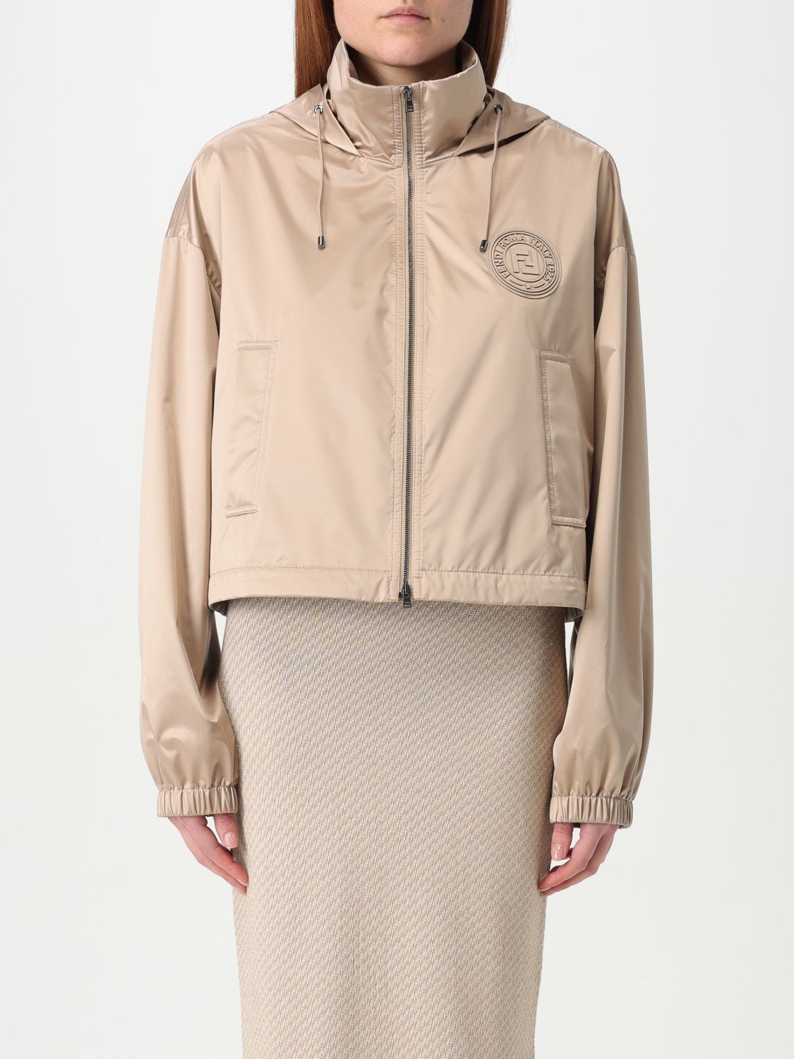 Fendi Fendi Jacket Woman Brown Size XS / US 0-2 / IT 36-38 - 1 Thumbnail