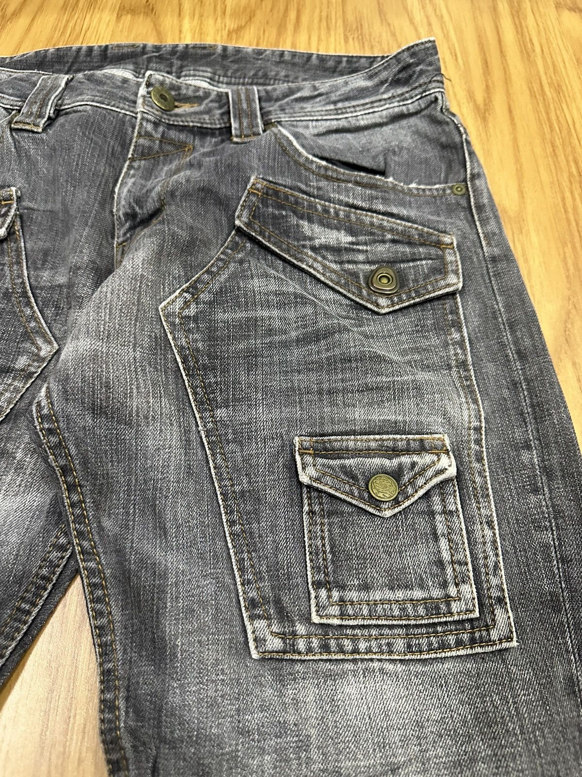Japanese Brand Rare Rattle Trap Multipocket Denim Pants Size US 32 / EU 48 - 7 Thumbnail