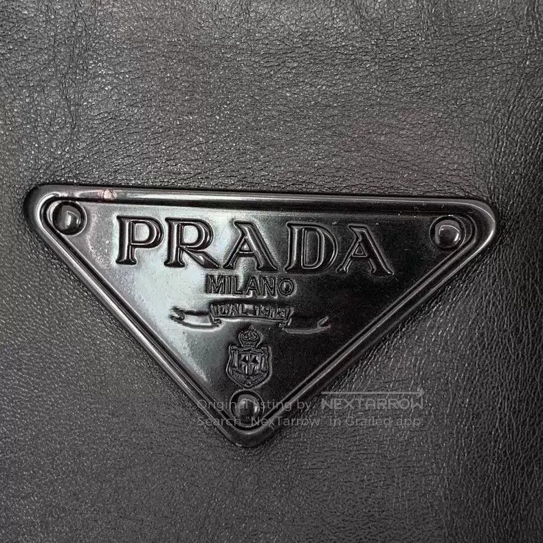 Prada Prada Black triangle sheep leather lapel zipper long-sleev Size XS / US 0-2 / IT 36-38 - 5 Thumbnail