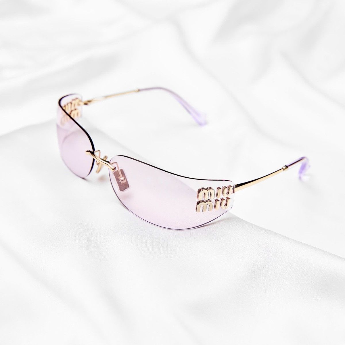 Miu Miu MIU MIU 0MU A51S ZVN90O SUNGLASSES Size ONE SIZE - 1 Thumbnail