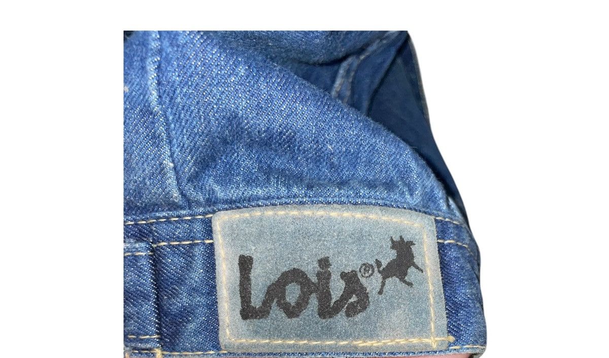 Other Vintage Unisex Lois Jean Blue Denim Jacket Made Spain XSmall Size XS / US 0-2 / IT 36-38 - 6 Thumbnail