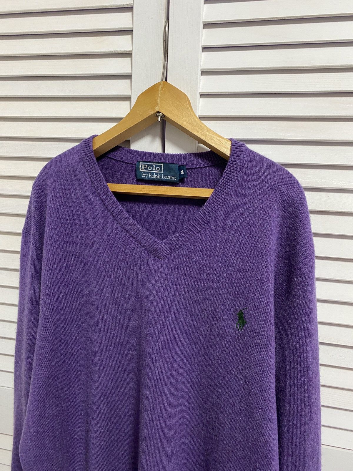 Polo Ralph Lauren × Vintage Vintage Sweater Polo Ralph Lauren Knitwear V Size US M / EU 48-50 / 2 - 5 Thumbnail