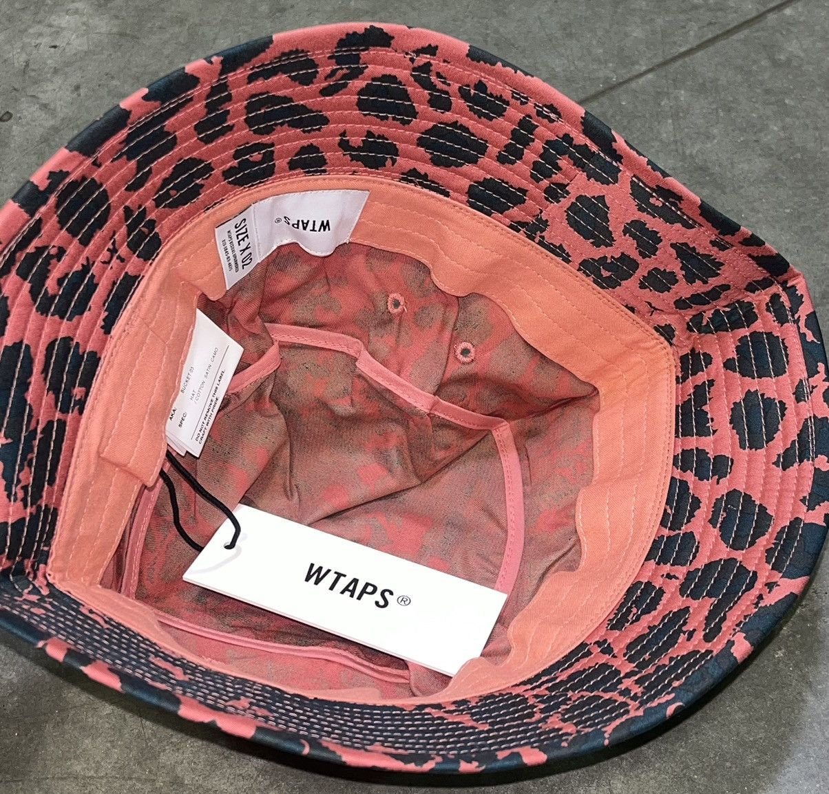 Wtaps Red Camo Bucket Hat