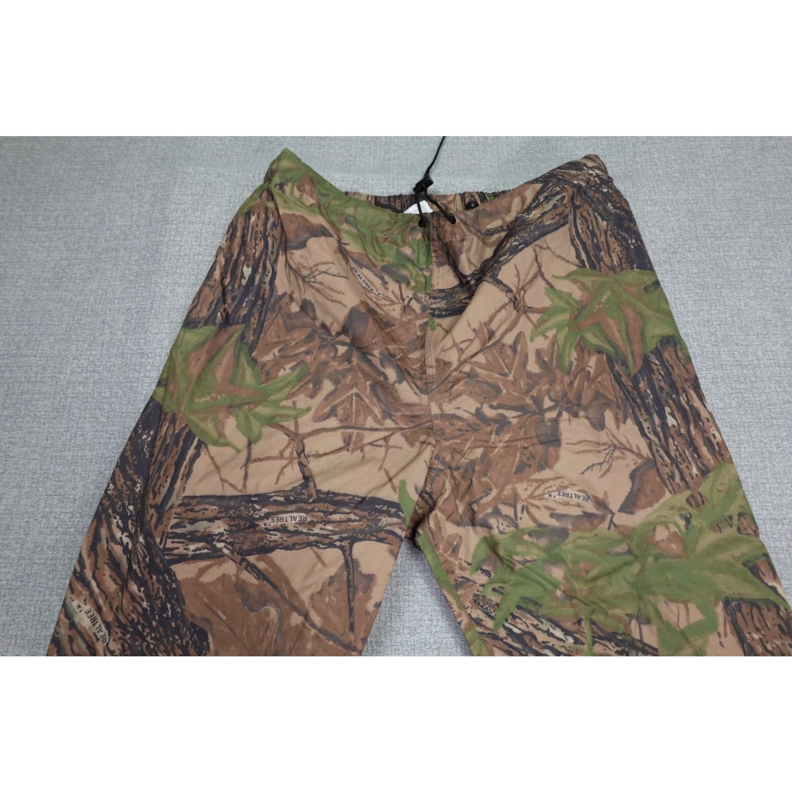 Realtree VINTAGE 10X Pants Men 32x32 Camouflage Brown Loose Gore Tex Water Resistant 5-Pocket Chino Straight Retro Fall Winter Size US 32 / EU 48 - 2 Thumbnail