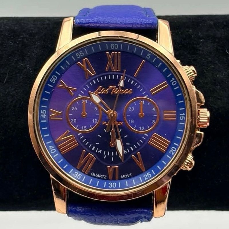 Other Gold & Blue Lid Times Men’s Watch Size ONE SIZE - 2 Thumbnail