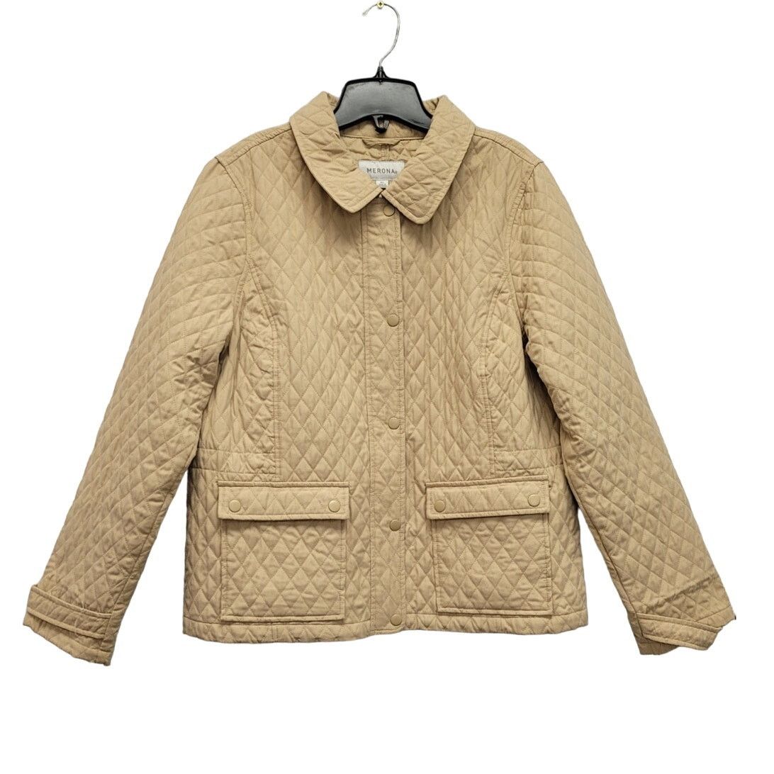 Merona Merona Womens XL Polyester Quilted Full Zip Snap Up Jacket Size XL / US 12-14 / IT 48-50 - 1 Thumbnail