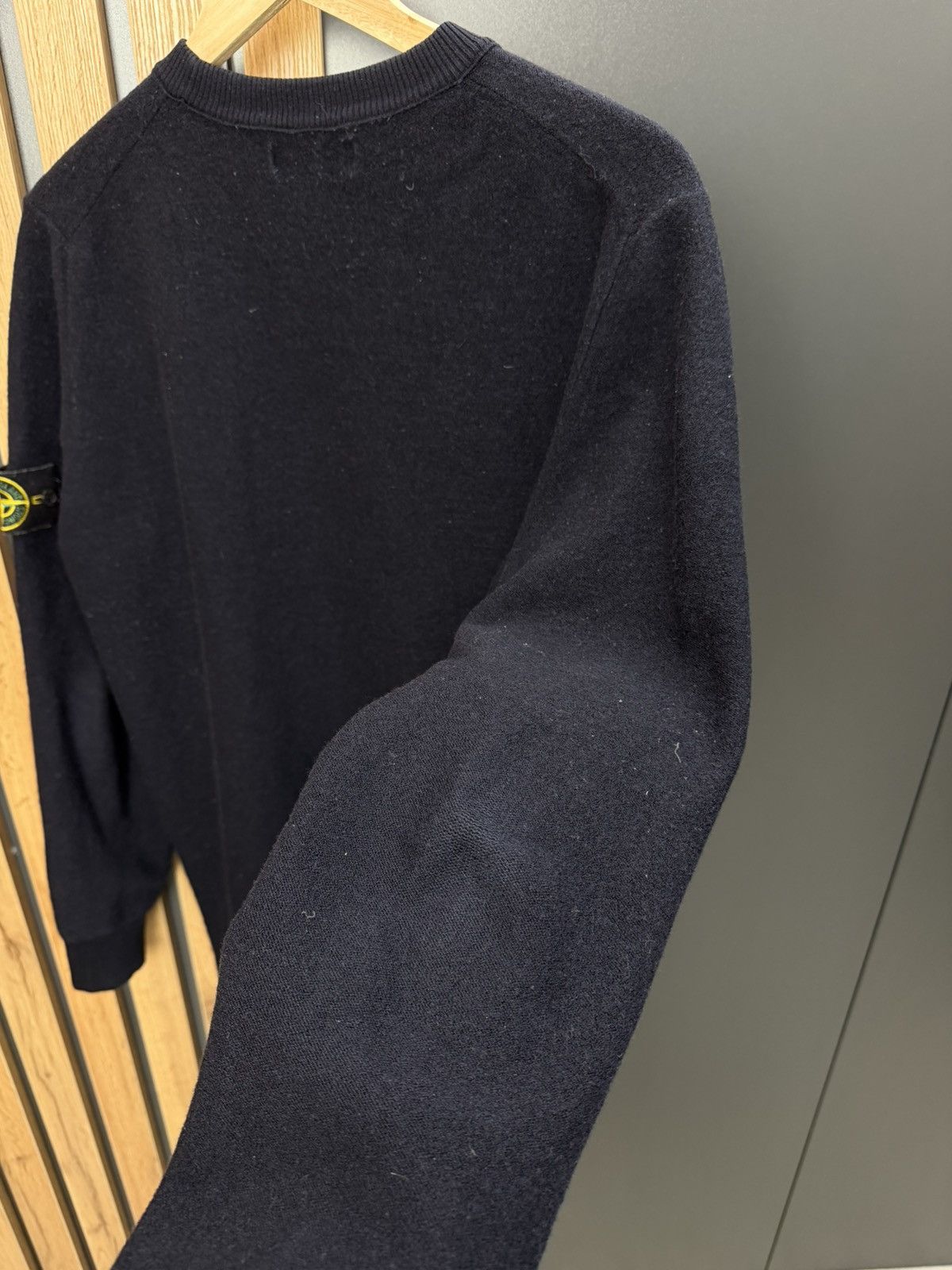 Stone Island Stone Island Crewneck Wool Knit Sweater Navy Men’s Size US XL / EU 56 / 4 - 14 Thumbnail