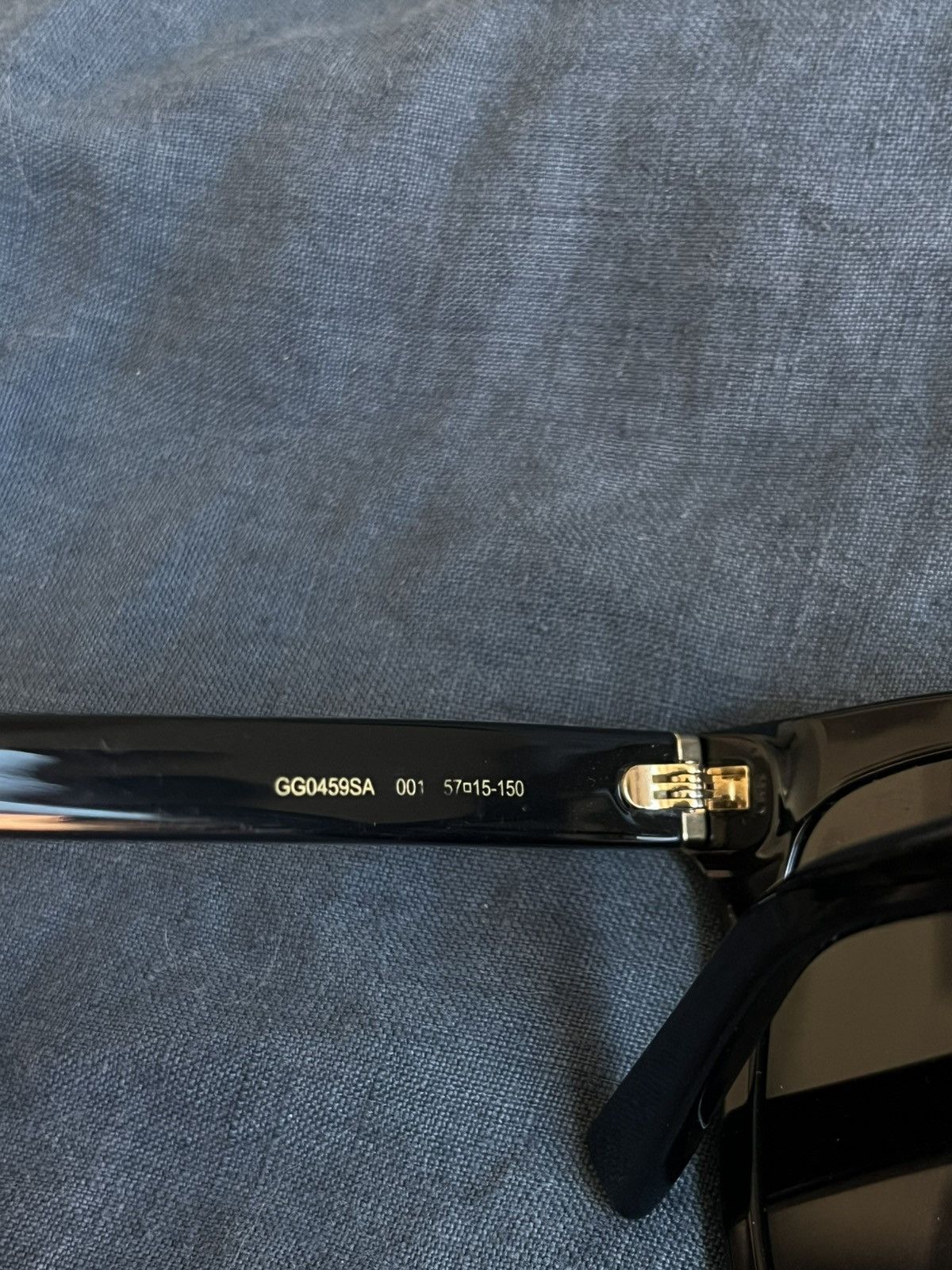 Gucci Gucci Black Sunglasses Size ONE SIZE - 4 Thumbnail