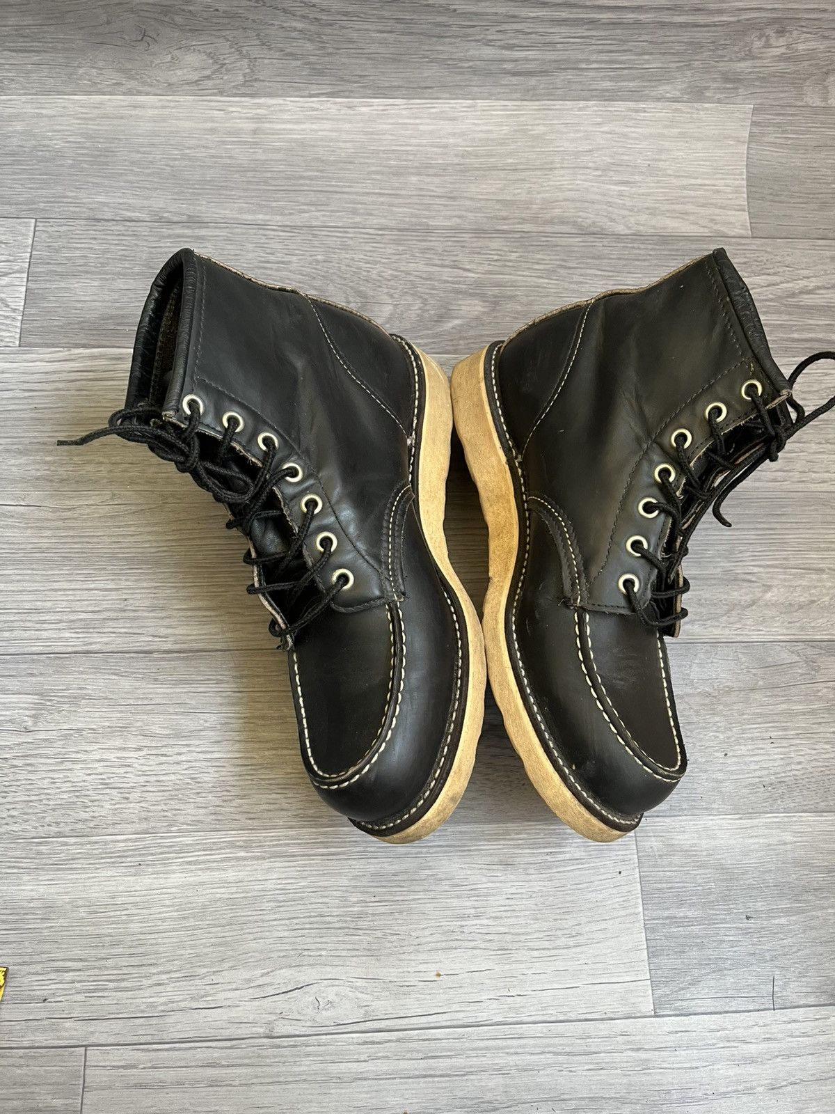 Engineered Garments × Red Wing Redwing x Irish setter black leather moc-toe boots, Nigo sz Size US 7 / EU 40 - 10 Thumbnail