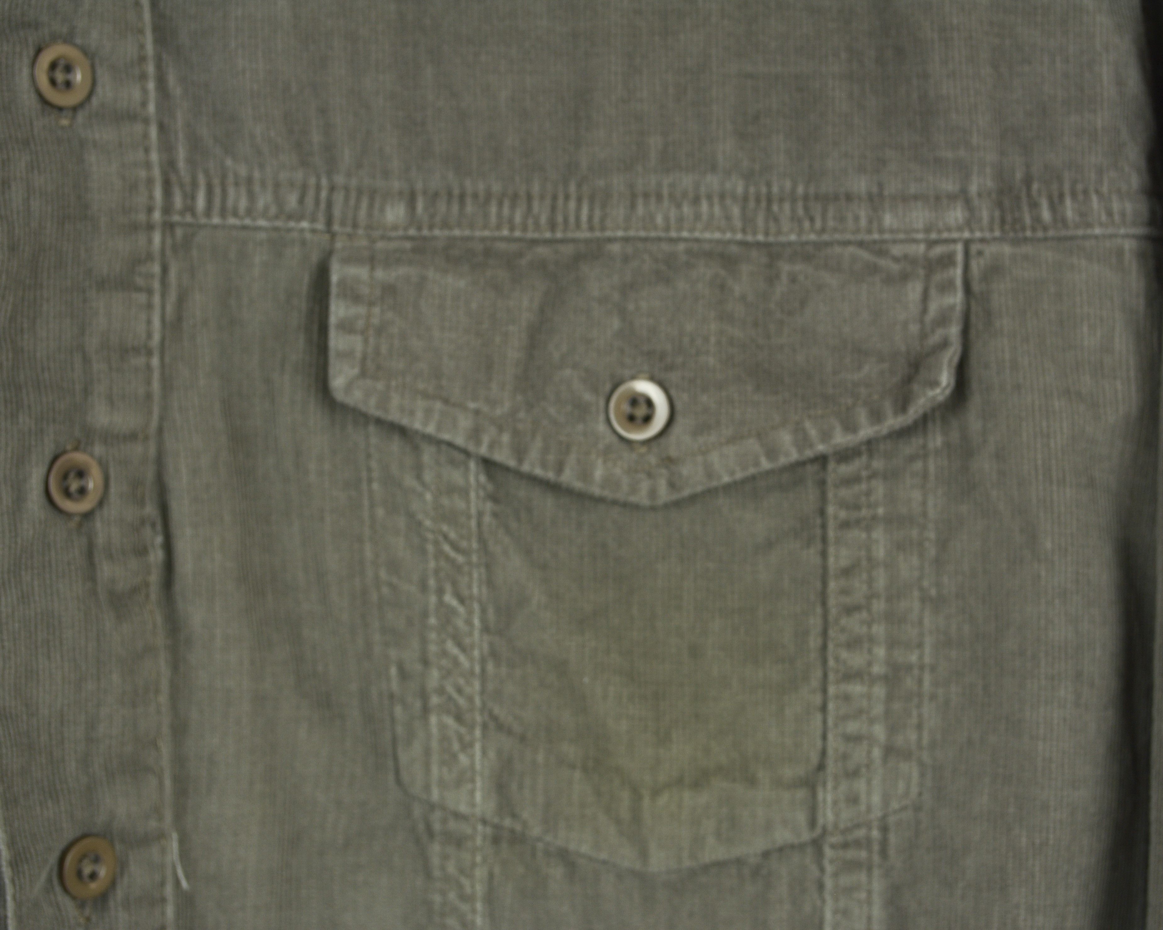 Other × Vintage WATSON'S Men M Casual Shirt Corduroy Cotton Cord Retro Size US M / EU 48-50 / 2 - 7 Thumbnail