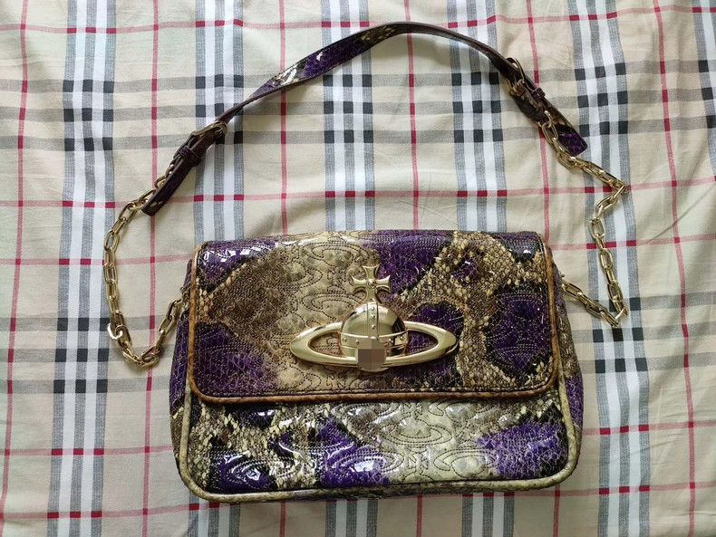 Vivienne Westwood size os Large snake logo chain bag
