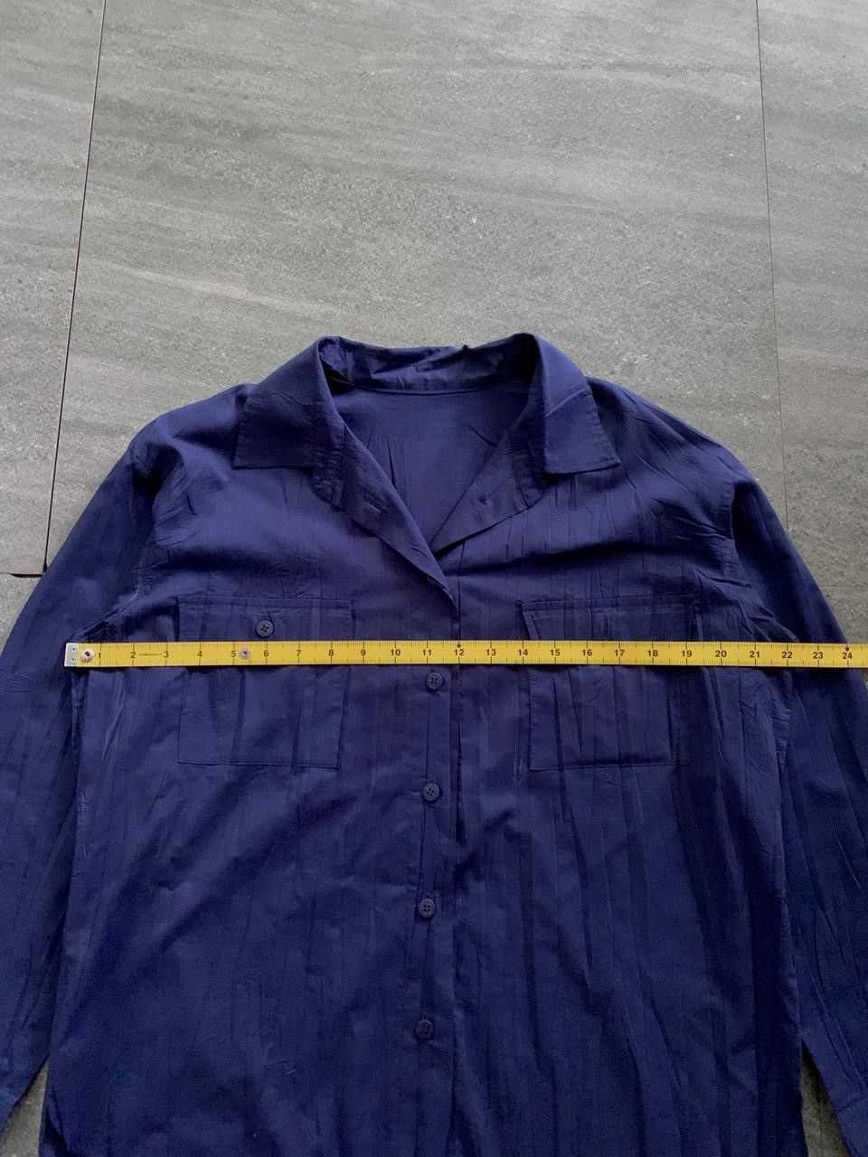 Pleats Please Issey Miyake Double Pocket Pleated Shirt Size US S / EU 44-46 / 1 - 10 Thumbnail