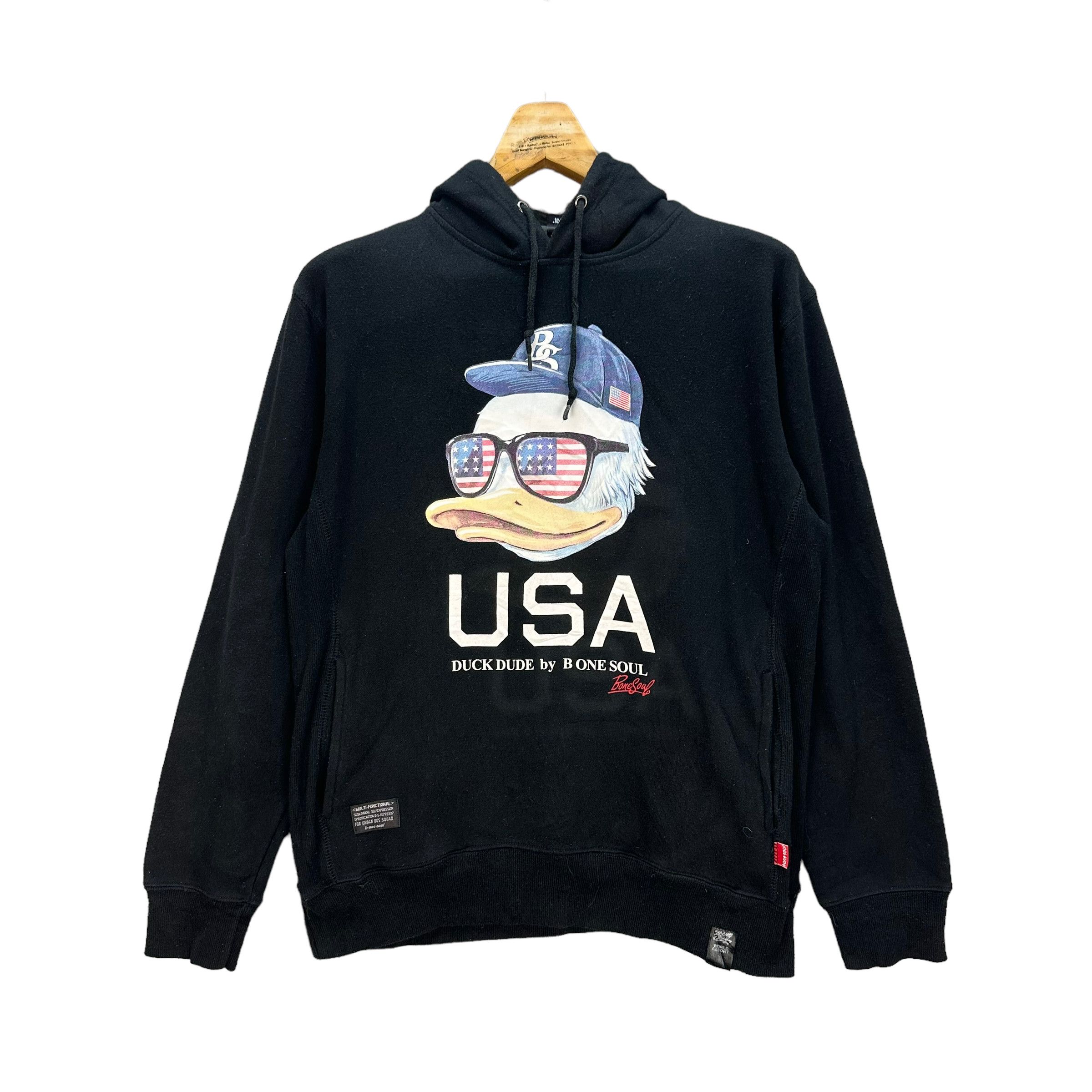 Japanese Brand DUCK DUDE B ONE SOUL PULLOVER HOODIES #7981-194 Size US L / EU 52-54 / 3 - 1 Thumbnail