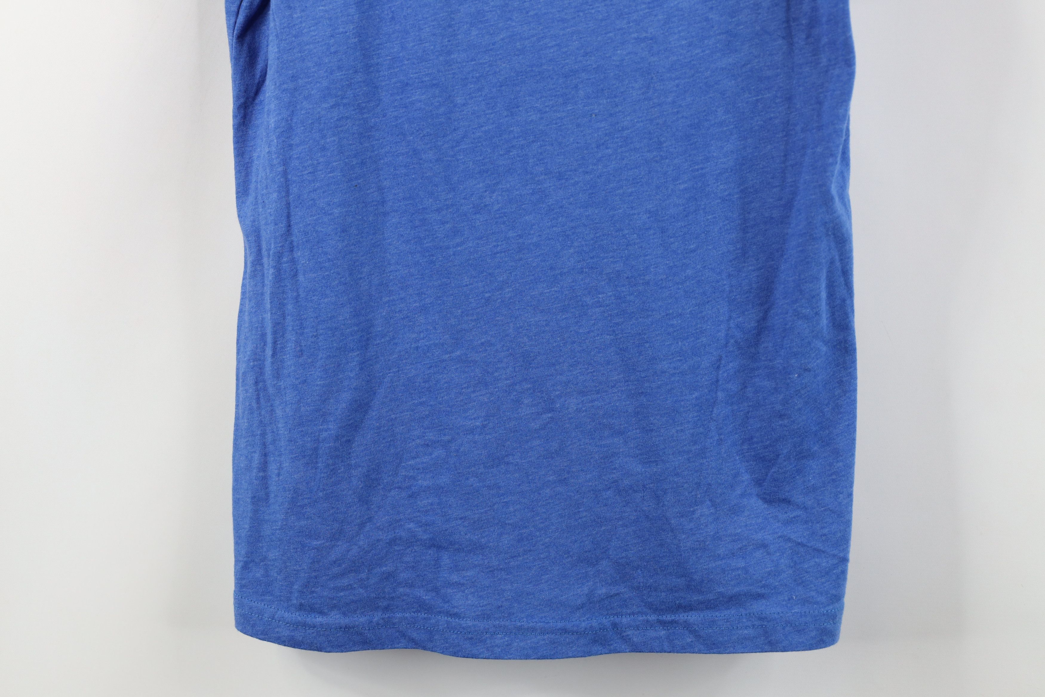 Vintage Vintage Y2K 2005 The Doors Band Cropped T-Shirt Blue USA Size L / US 10 / IT 46 - 3 Thumbnail