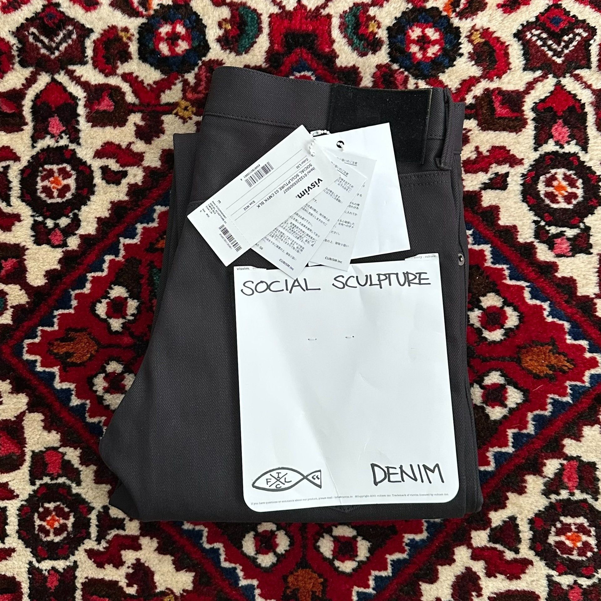 Visvim visvim 22AW 03 CMYK Black Jeans Size US 32 / EU 48 - 1 Thumbnail