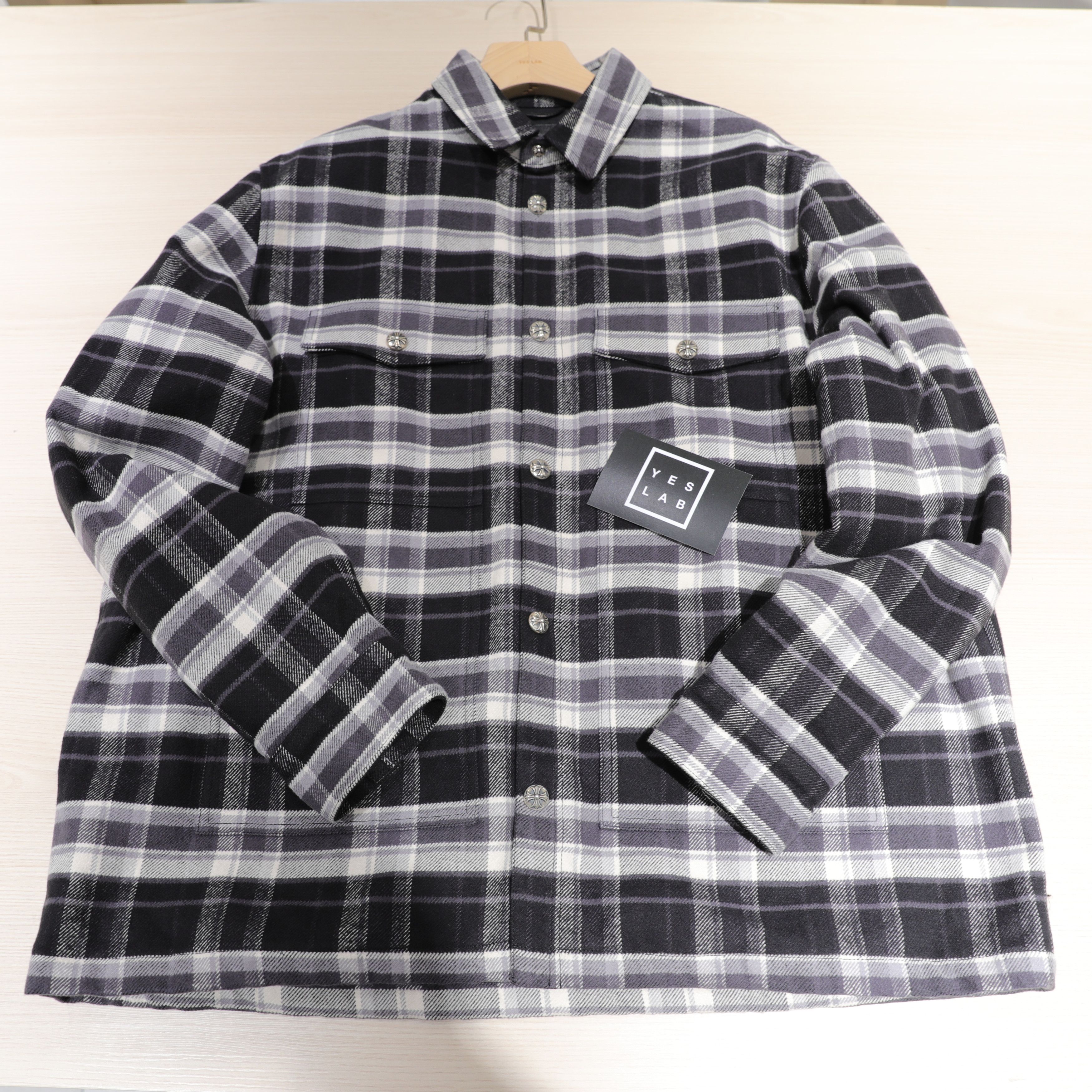 Chrome Hearts Chrome Hearts Work Dog Quilted Flannel Jacket Size US XXL / EU 58 / 5 - 2 Thumbnail