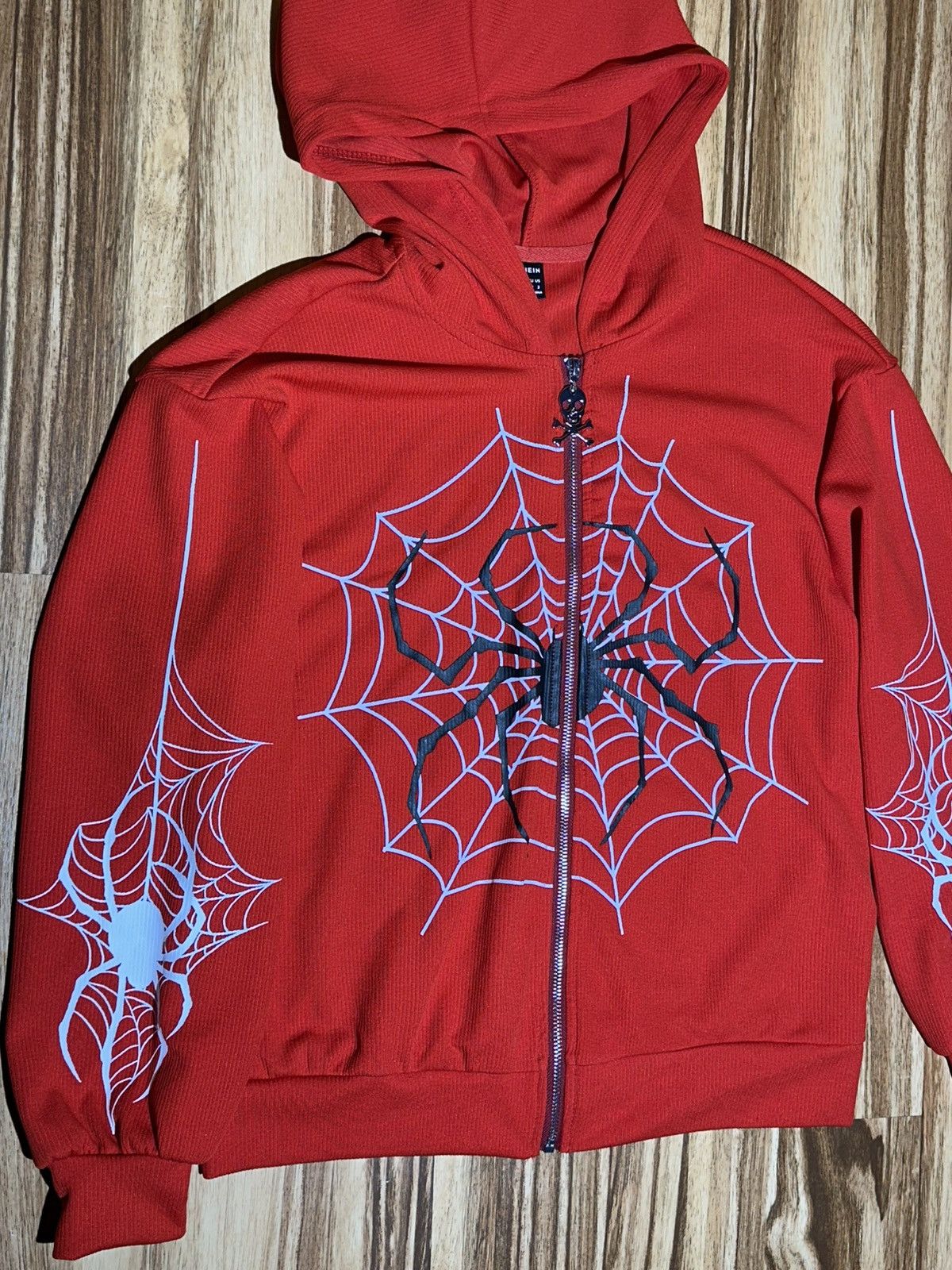 Shein Red Spider Web By SHEIN Size XS Size XS / US 0-2 / IT 36-38 - 3 Thumbnail