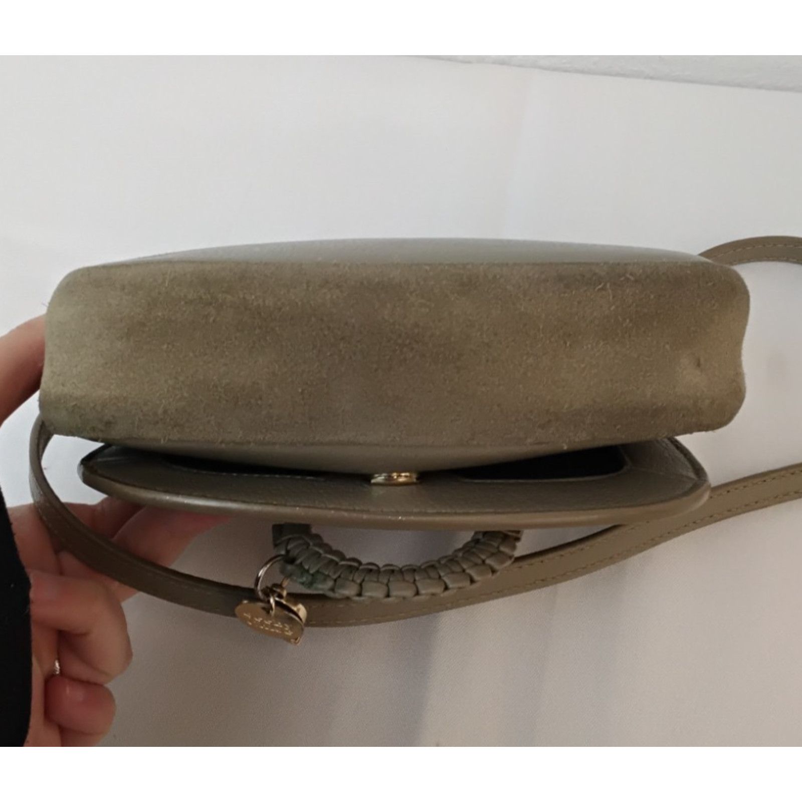 See by Chloe See by Chloe Mini Hana Crossbody Brown Taupe Leather Suede Size ONE SIZE - 8 Thumbnail