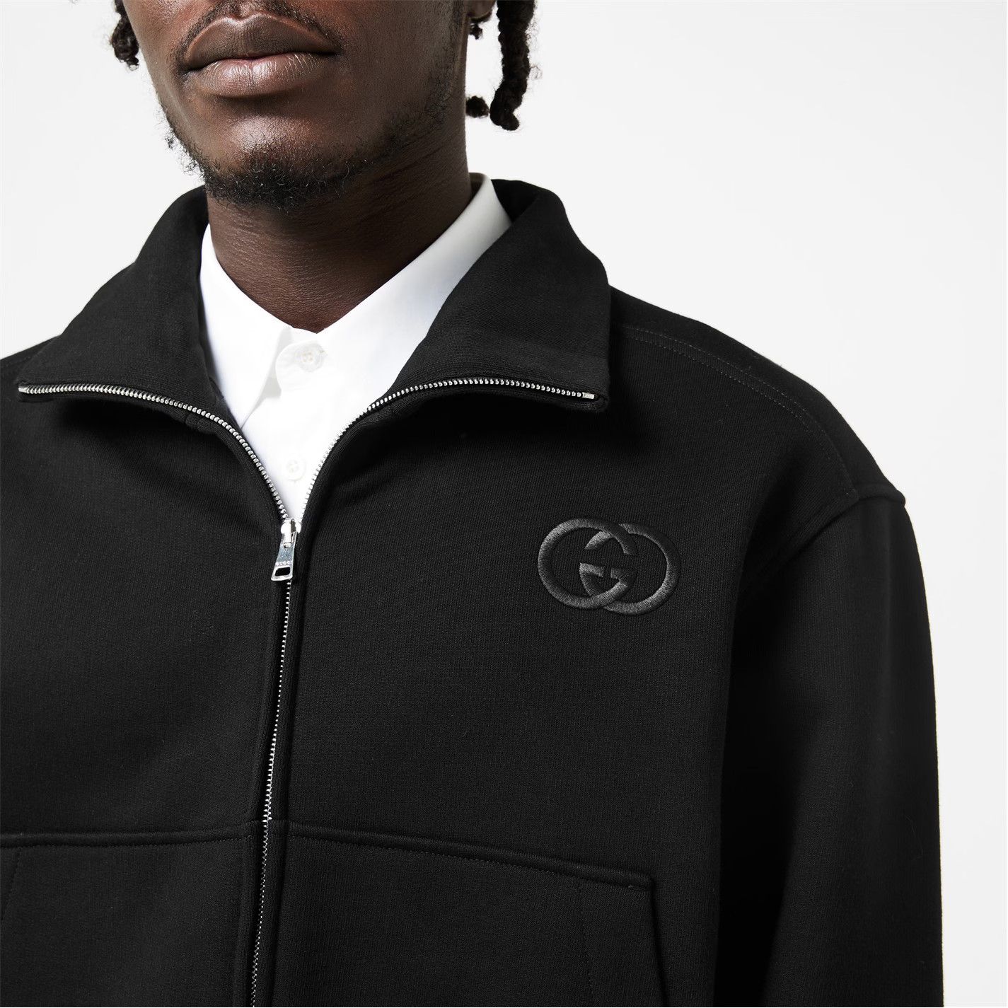 Gucci o1g2r1mq0426 Zip Sweatshirts in Black Size US M / EU 48-50 / 2 - 4 Thumbnail