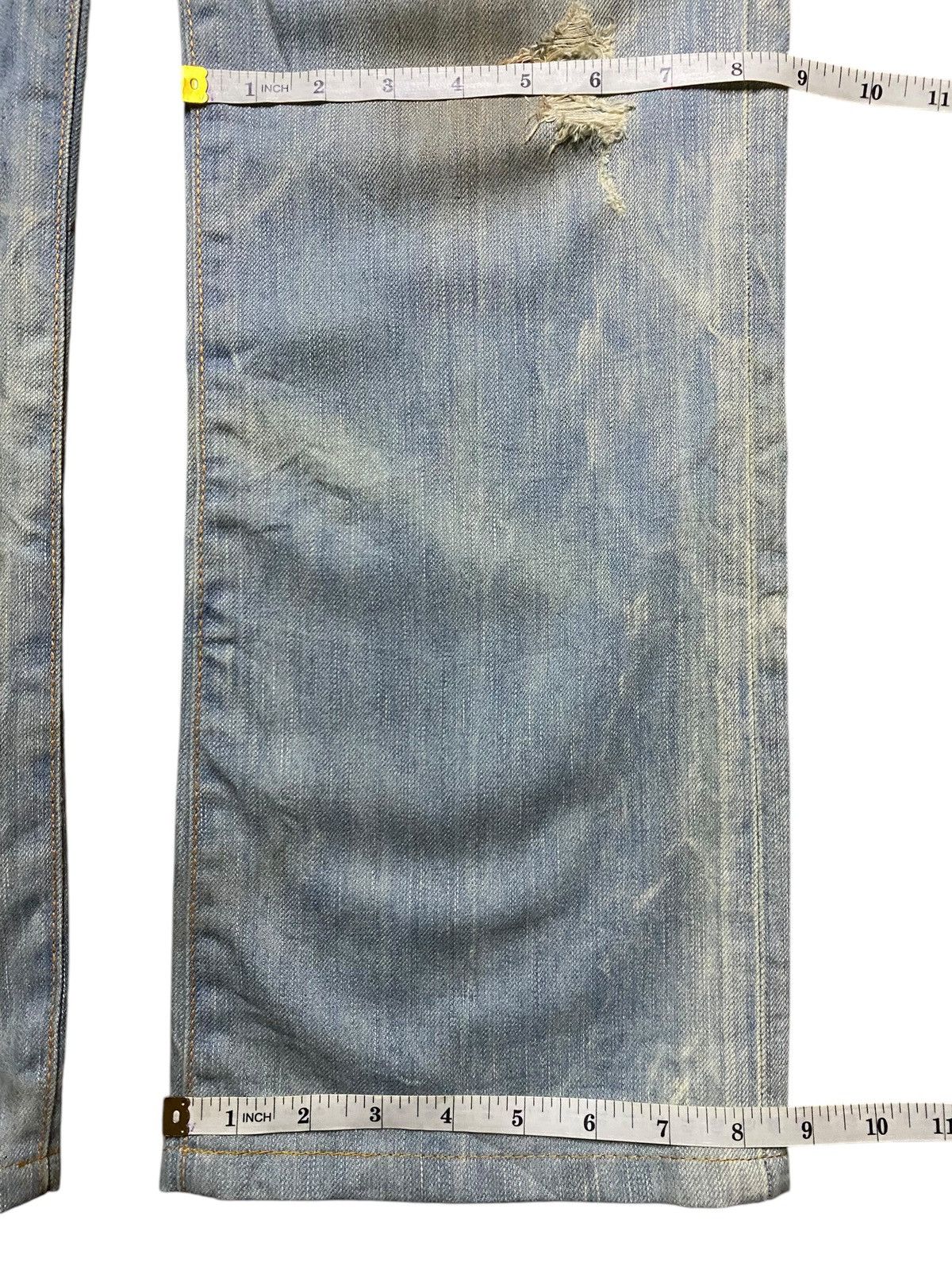 Edwin Edwin Blue Trip Print Dirty Patches Jeans Size US 32 / EU 48 - 18 Thumbnail